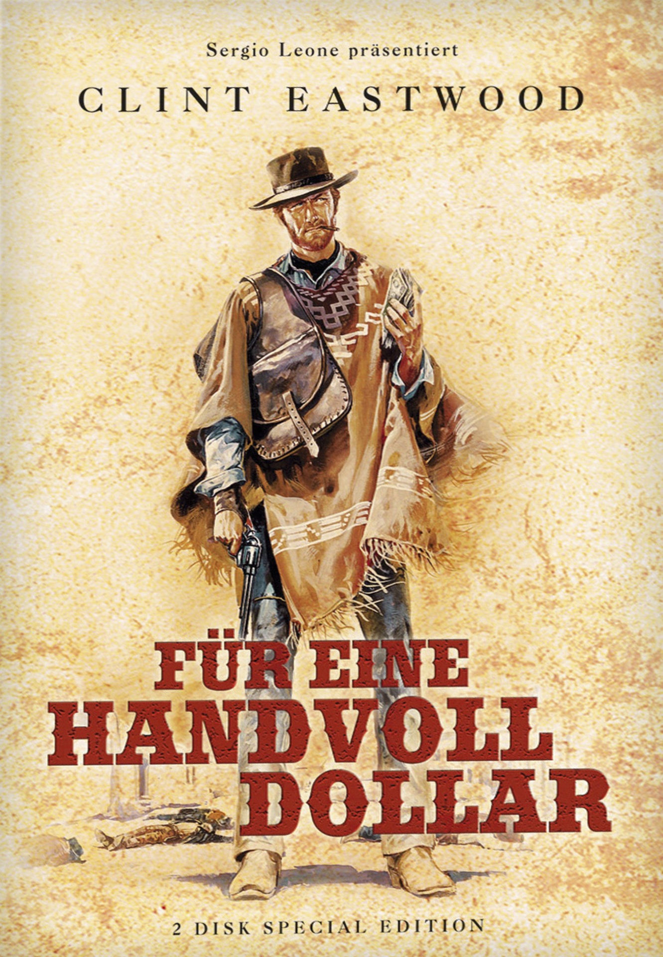 Filmplakat des Titels „FÜR EINE HANDVOLL DOLLAR”