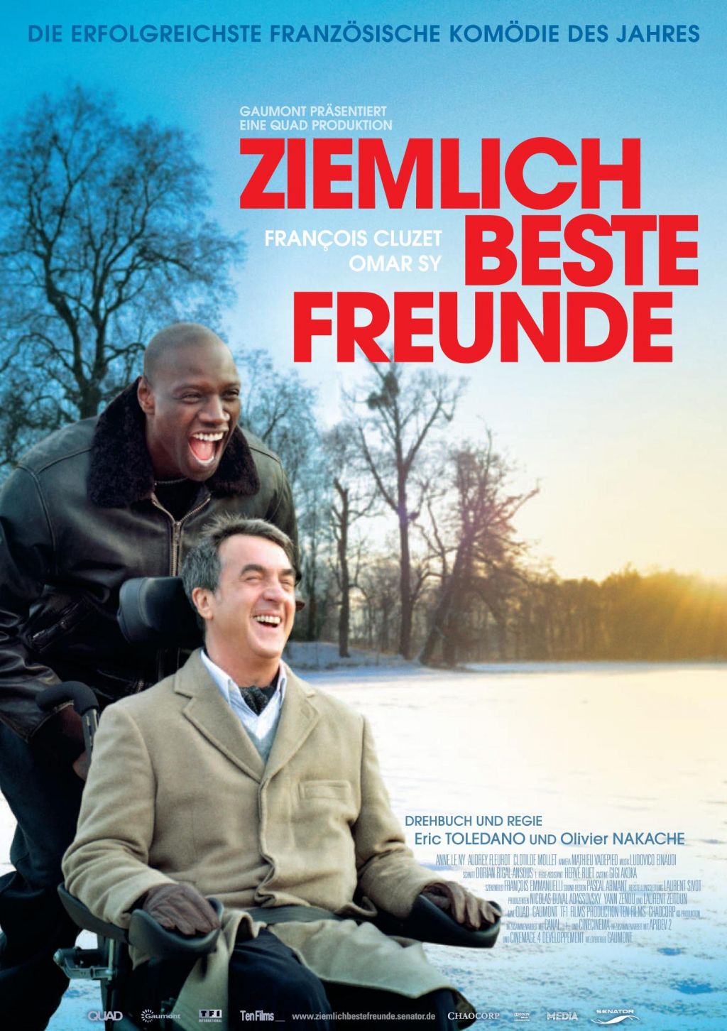 Filmplakat des Titels „ZIEMLICH BESTE FREUNDE”