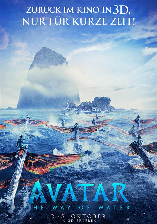 Filmplakat des Titels „AVATAR: THE WAY OF WATER”