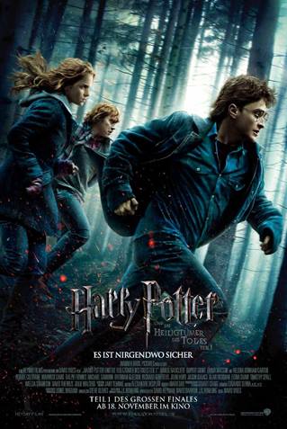 Am 18. & 19. Oktober: Harry Potter und die Heiligtümer des Todes (Teil1)