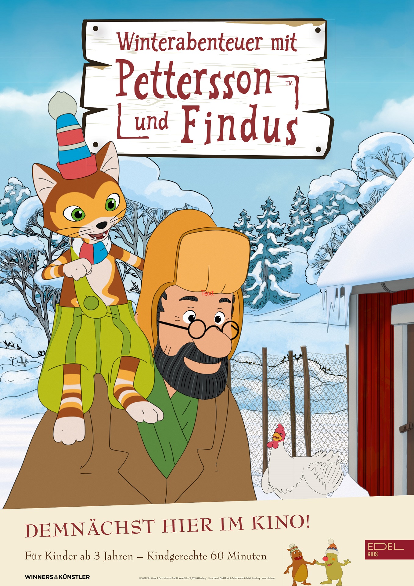 Winterabenteuer mit Pettersson und Findus