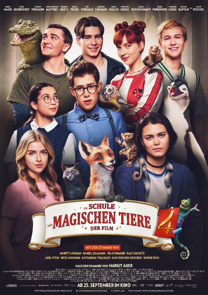Filmplakat des Titels „DIE SCHULE DER MAGISCHEN TIERE 4”