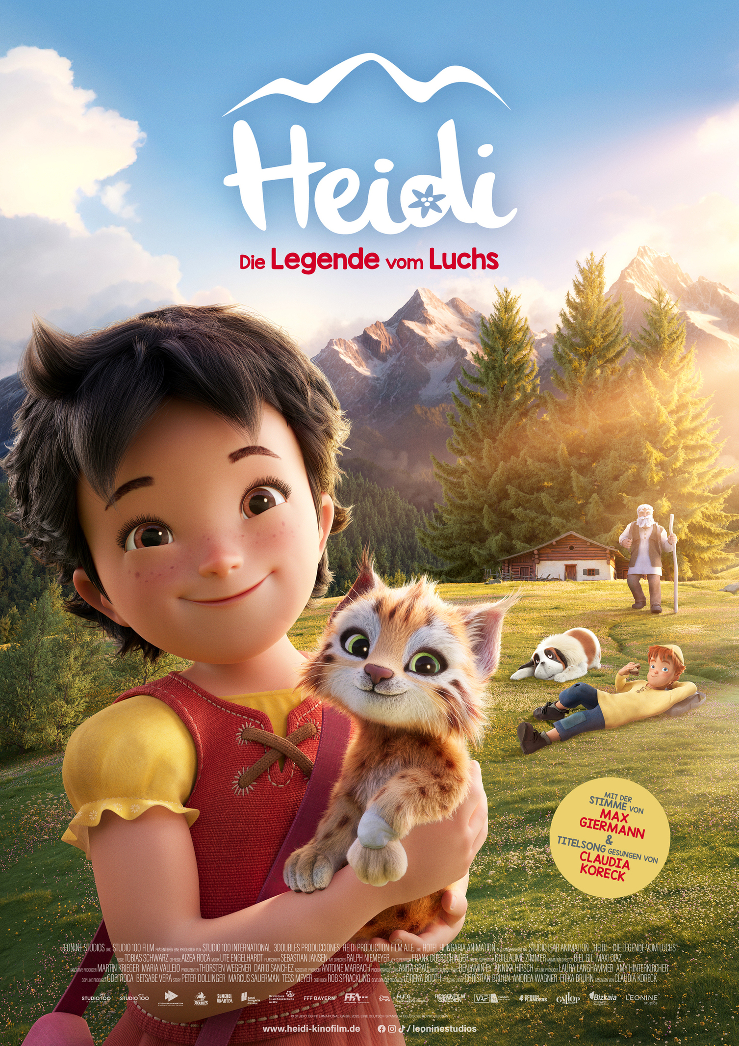 Filmplakat des Titels „HEIDI - DIE LEGENDE VOM LUCHS”
