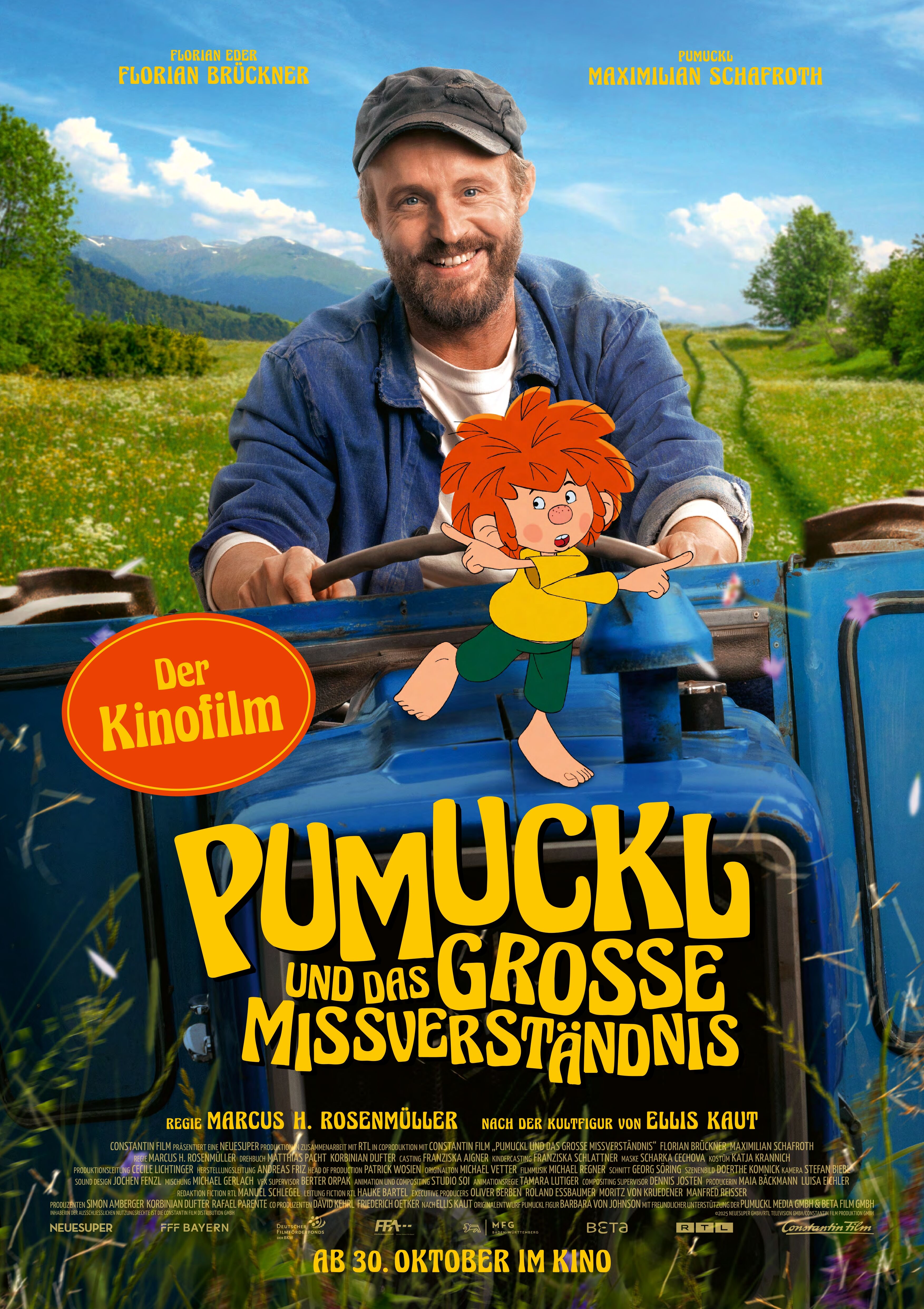 Filmplakat des Titels „PUMUCKL UND DAS GROßE MISSVERSTÄNDNIS”