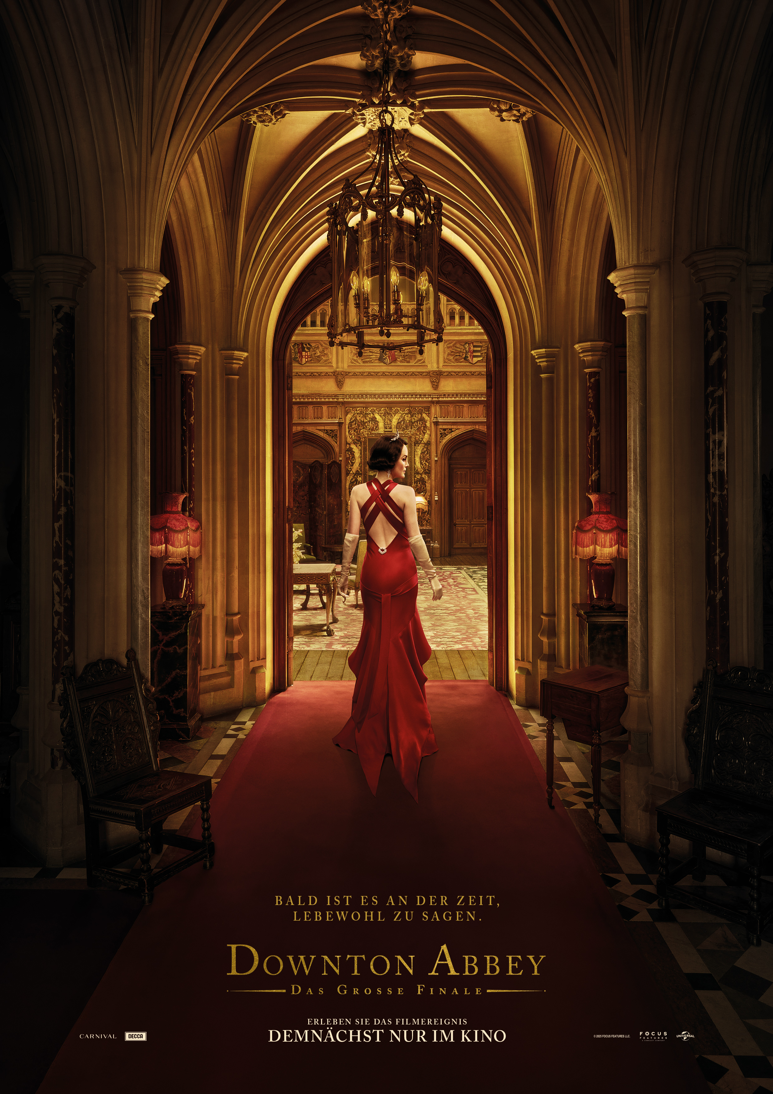 Filmplakat des Titels „DOWNTON ABBEY: DAS GROßE FINALE”