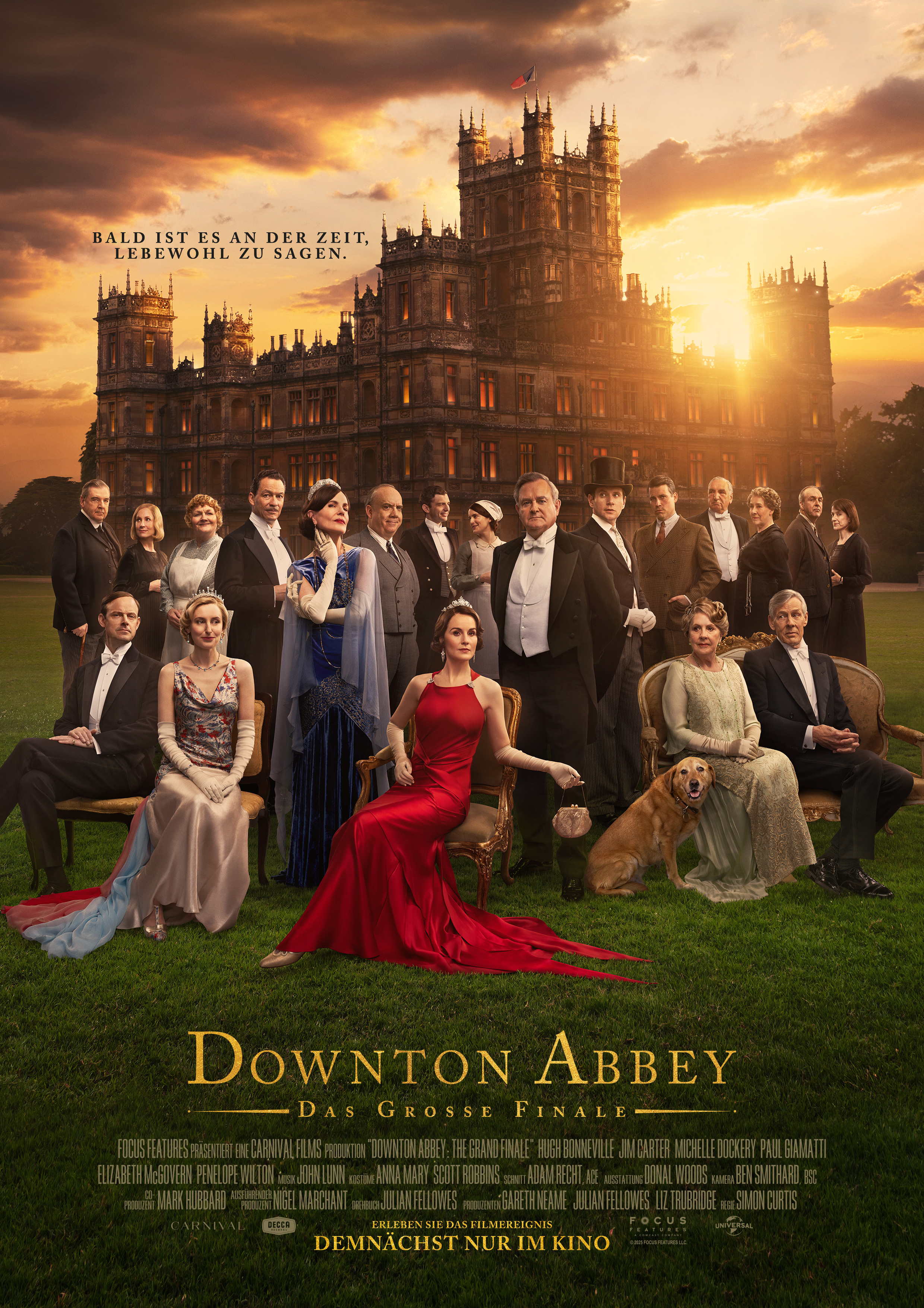 Filmplakat des Titels „DOWNTON ABBEY: DAS GROßE FINALE”