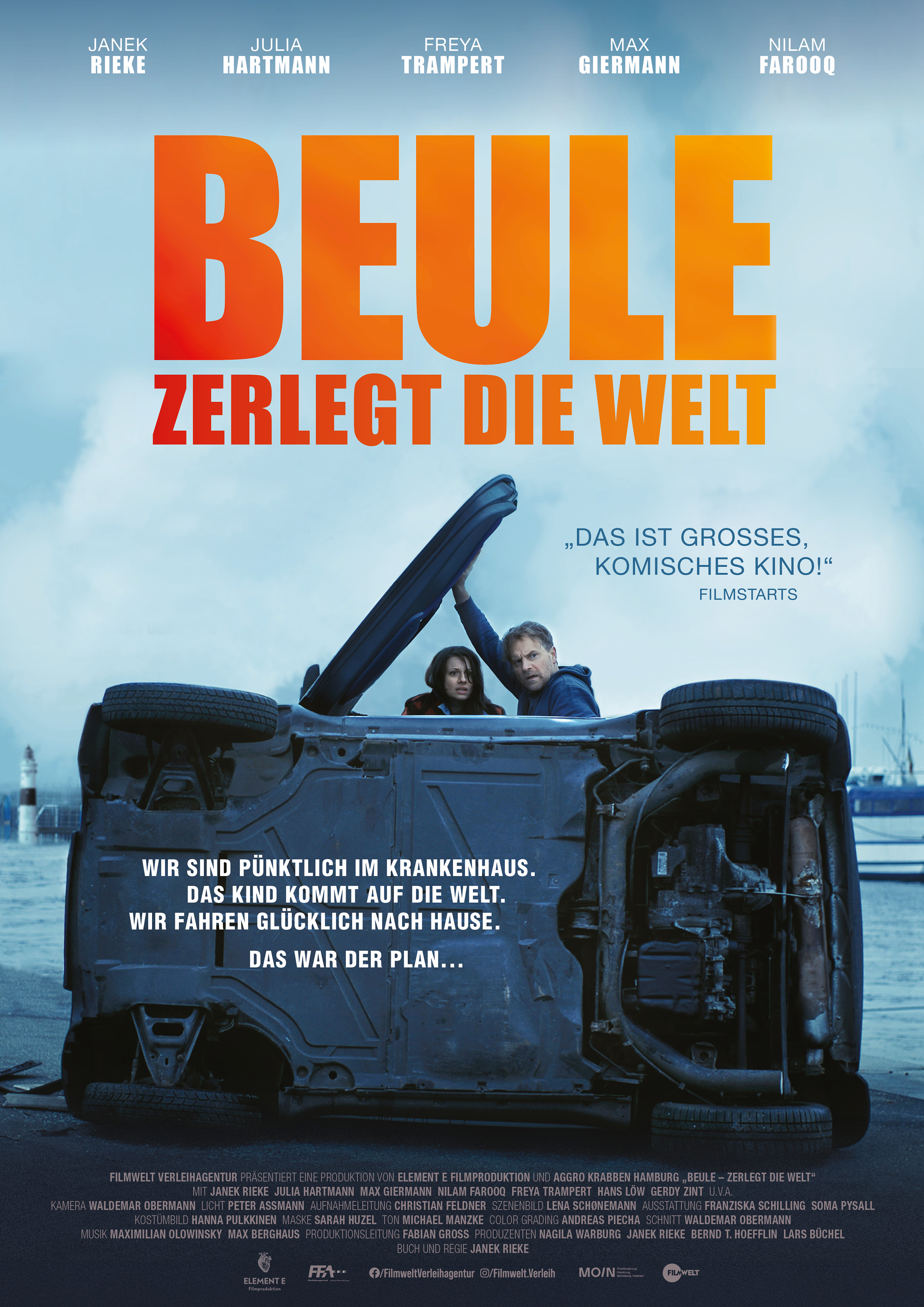 Filmplakat des Titels „BEULE - ZERLEGT DIE WELT”