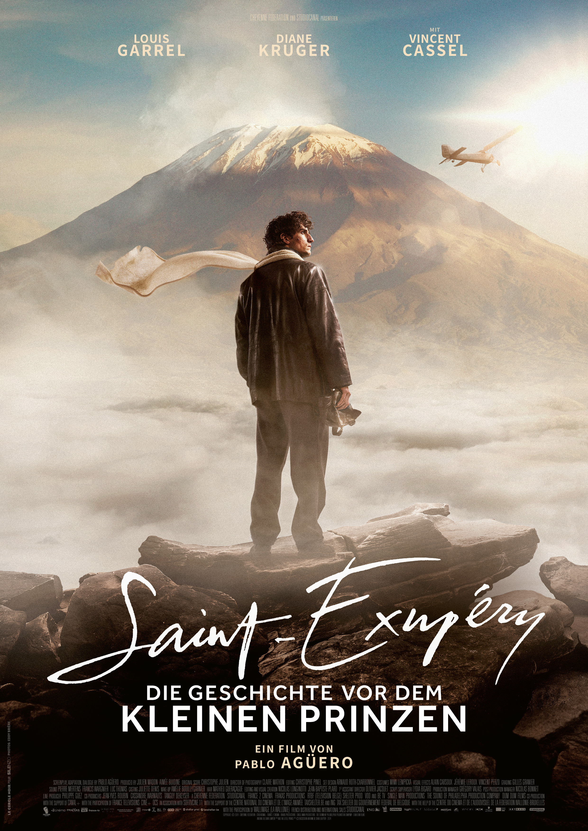 Filmplakat des Titels „SAINT-EXUPÉRY - DIE GESCHICHTE VOR DEM KLEINEN PRINZEN”