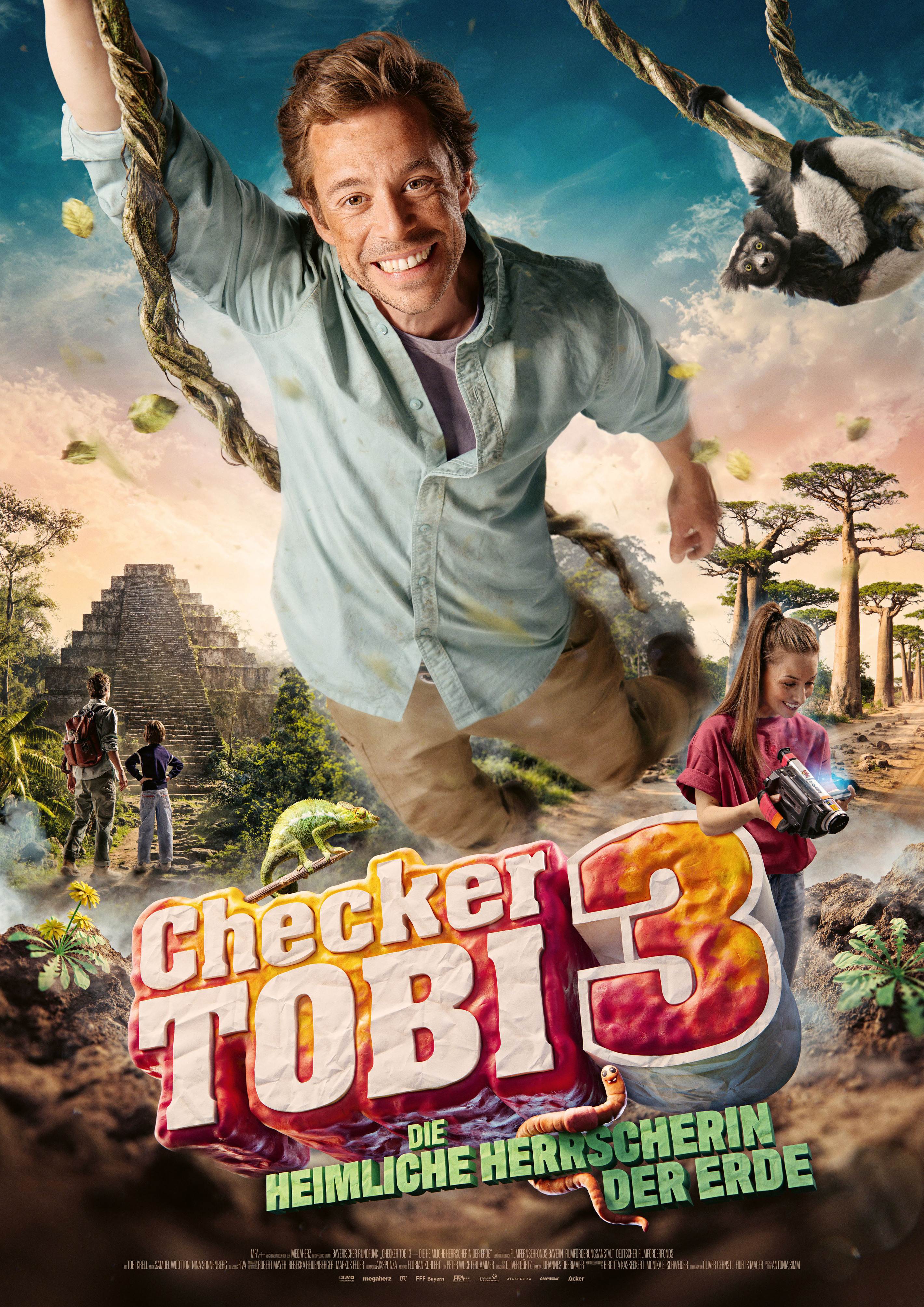 Filmplakat des Titels „CHECKER TOBI 3 - DIE HEIMLICHE HERRSCHERIN DER ERDE”