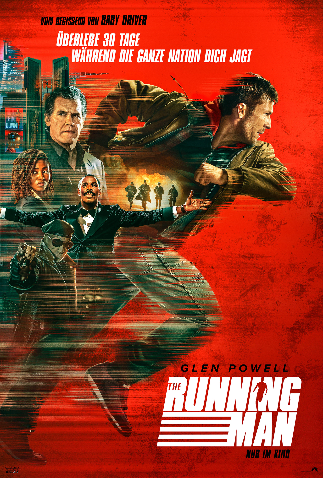 Filmplakat des Titels „THE RUNNING MAN”
