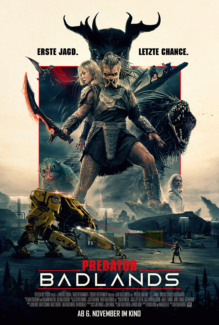 Filmplakat des Titels „PREDATOR: BADLANDS”