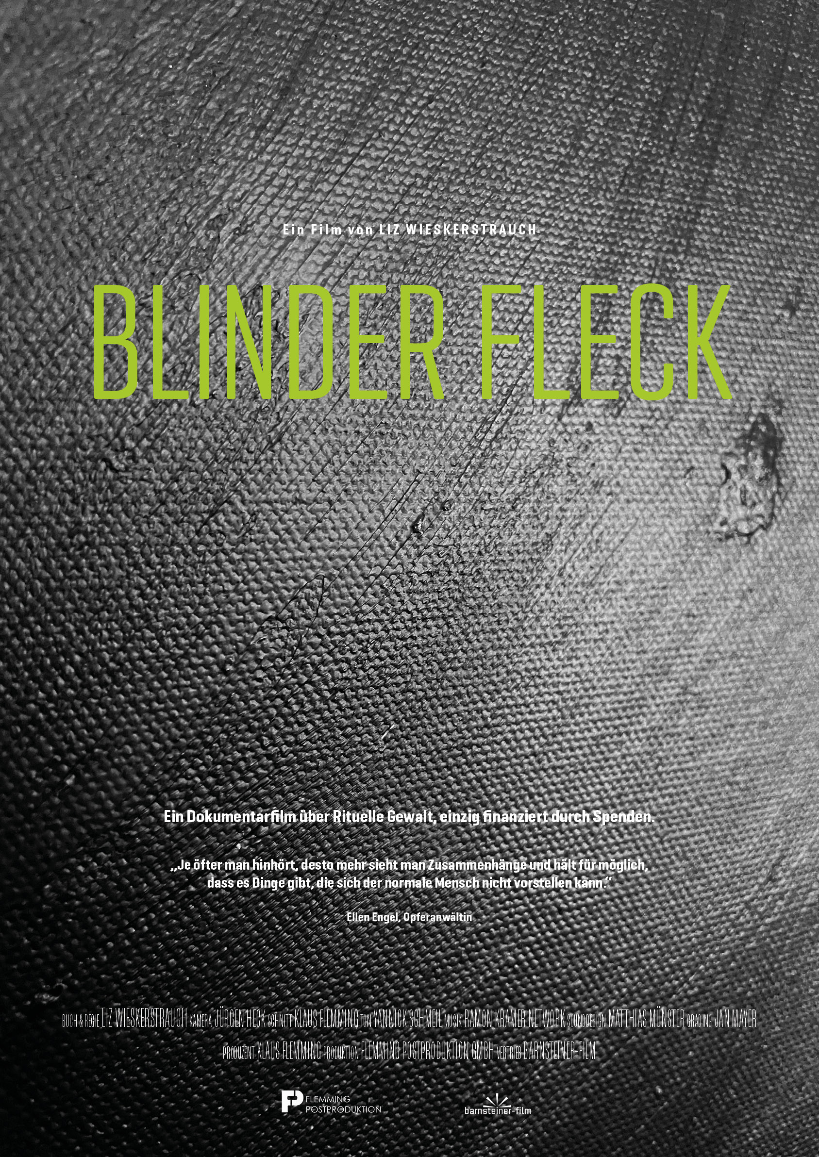 Filmplakat des Titels „BLINDER FLECK”