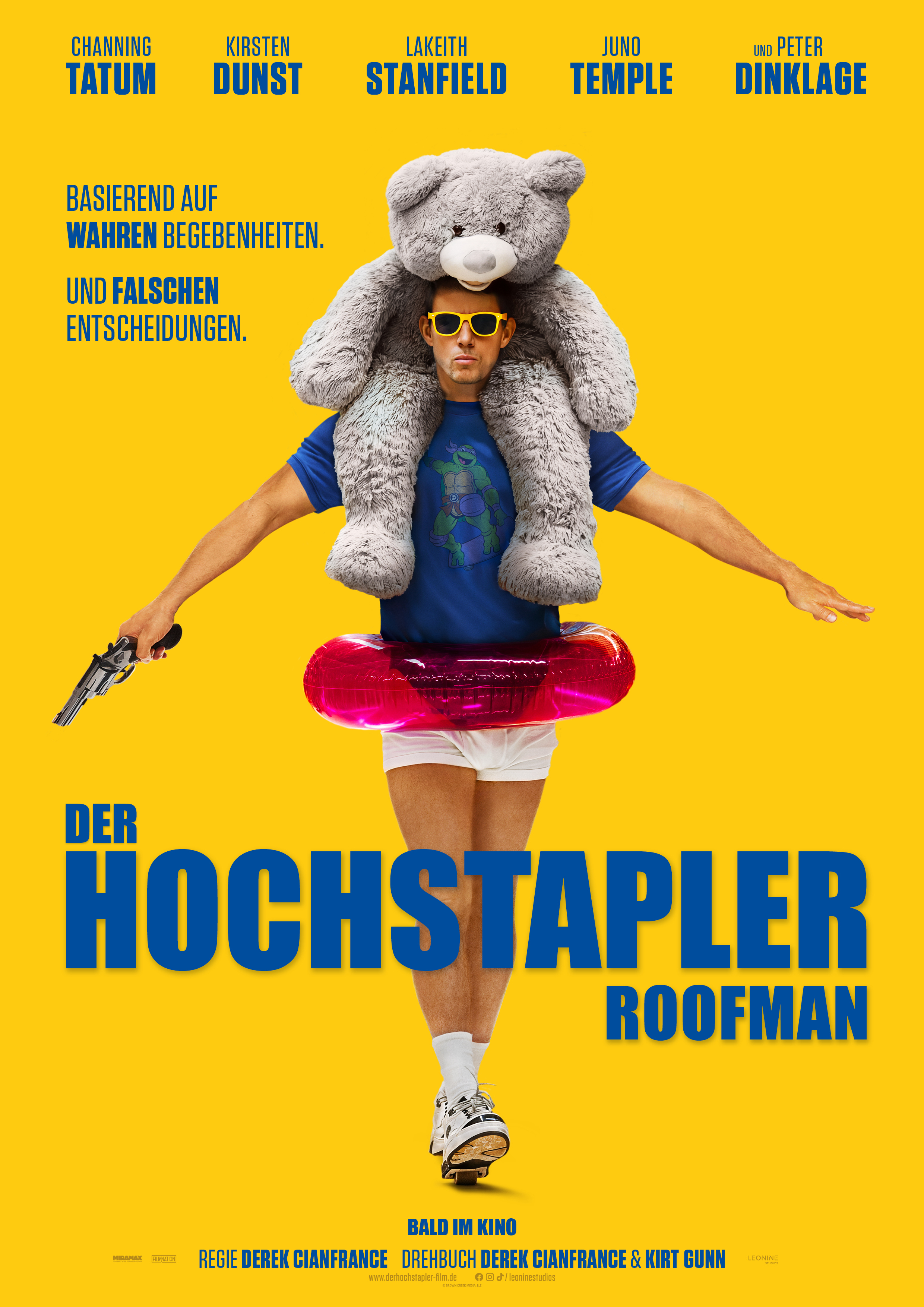Filmplakat des Titels „DER HOCHSTAPLER - ROOFMAN”