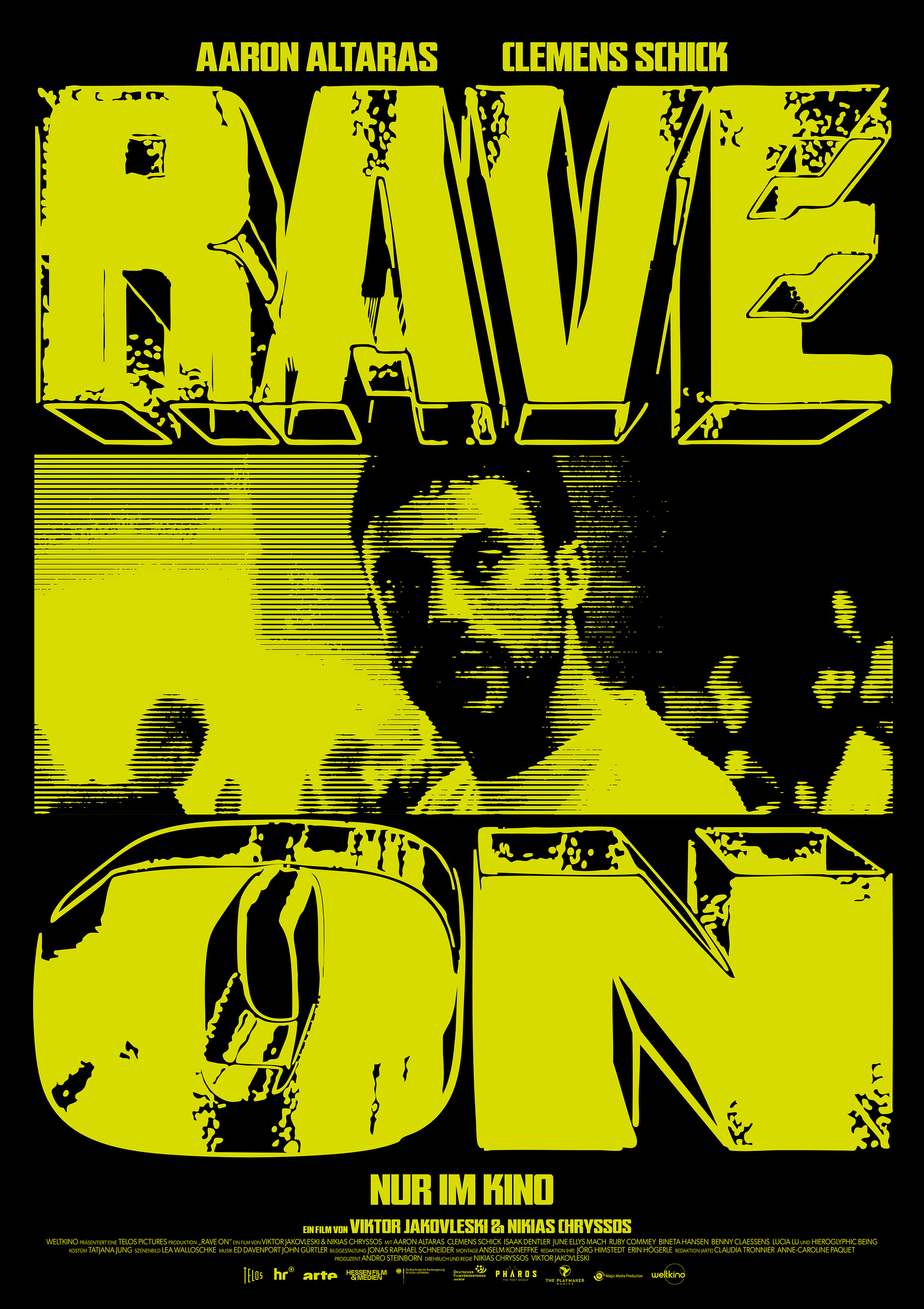 Filmplakat des Titels „RAVE ON”