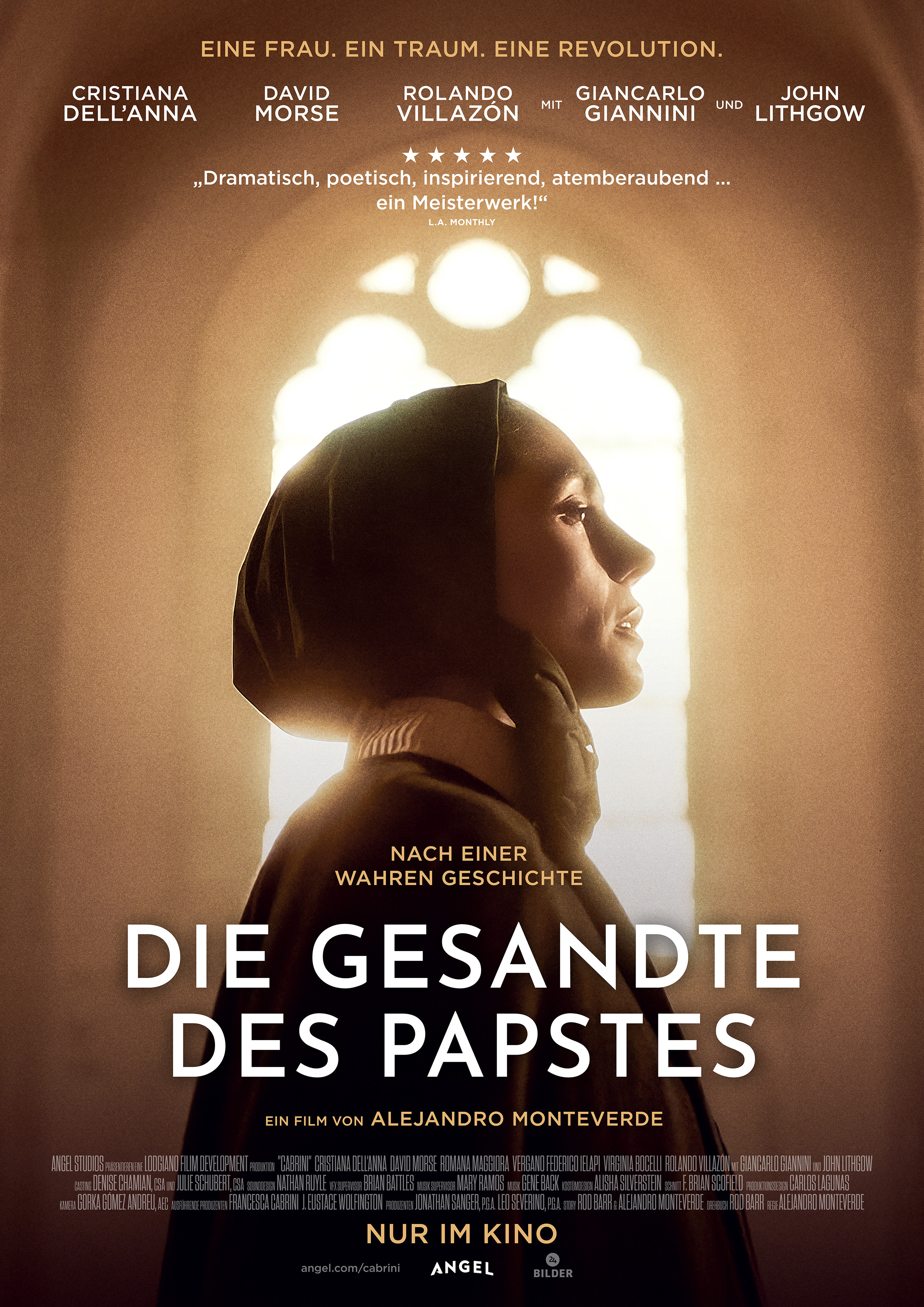 Filmplakat des Titels „DIE GESANDTE DES PAPSTES”
