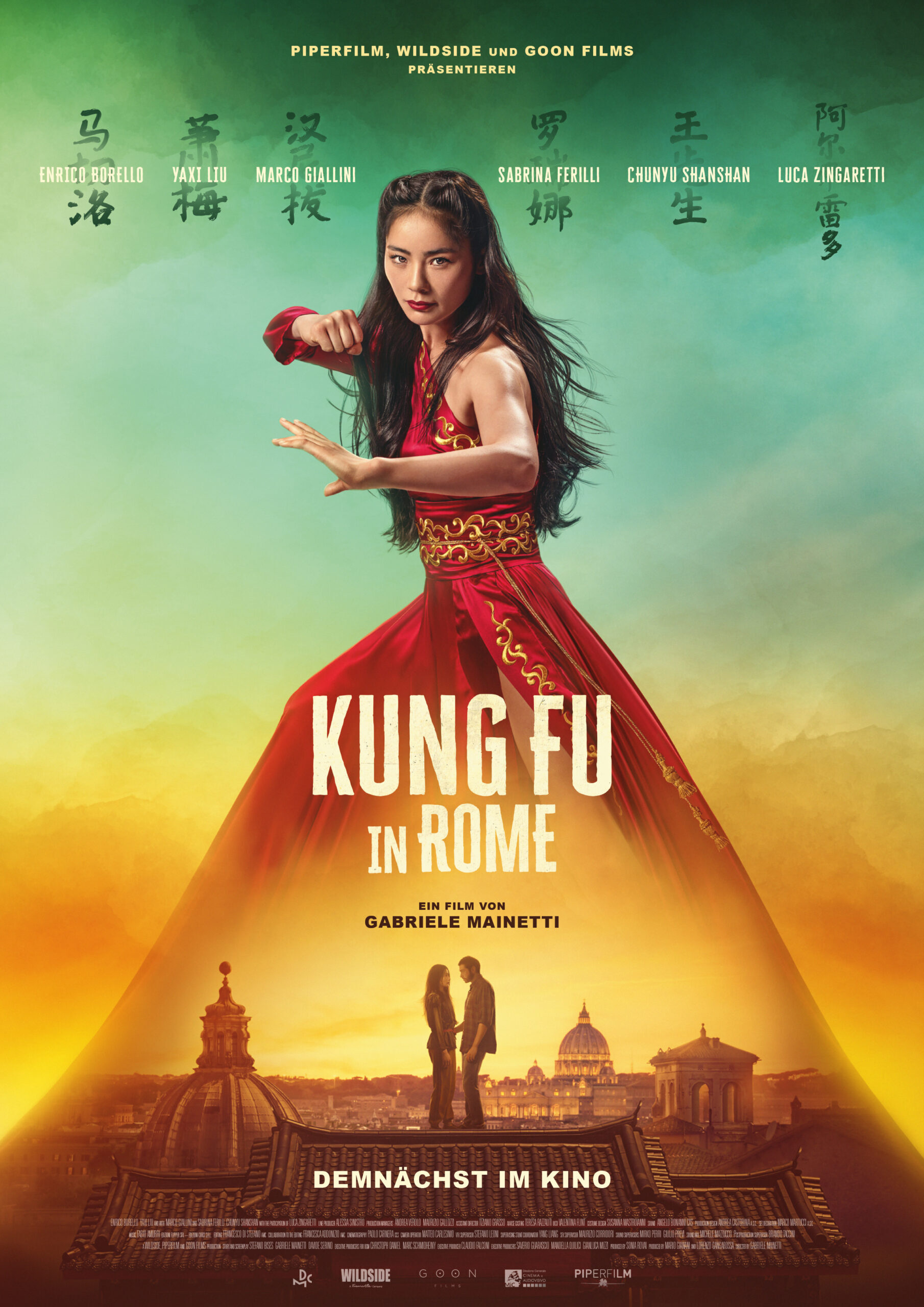 Filmplakat des Titels „KUNG FU IN ROME”