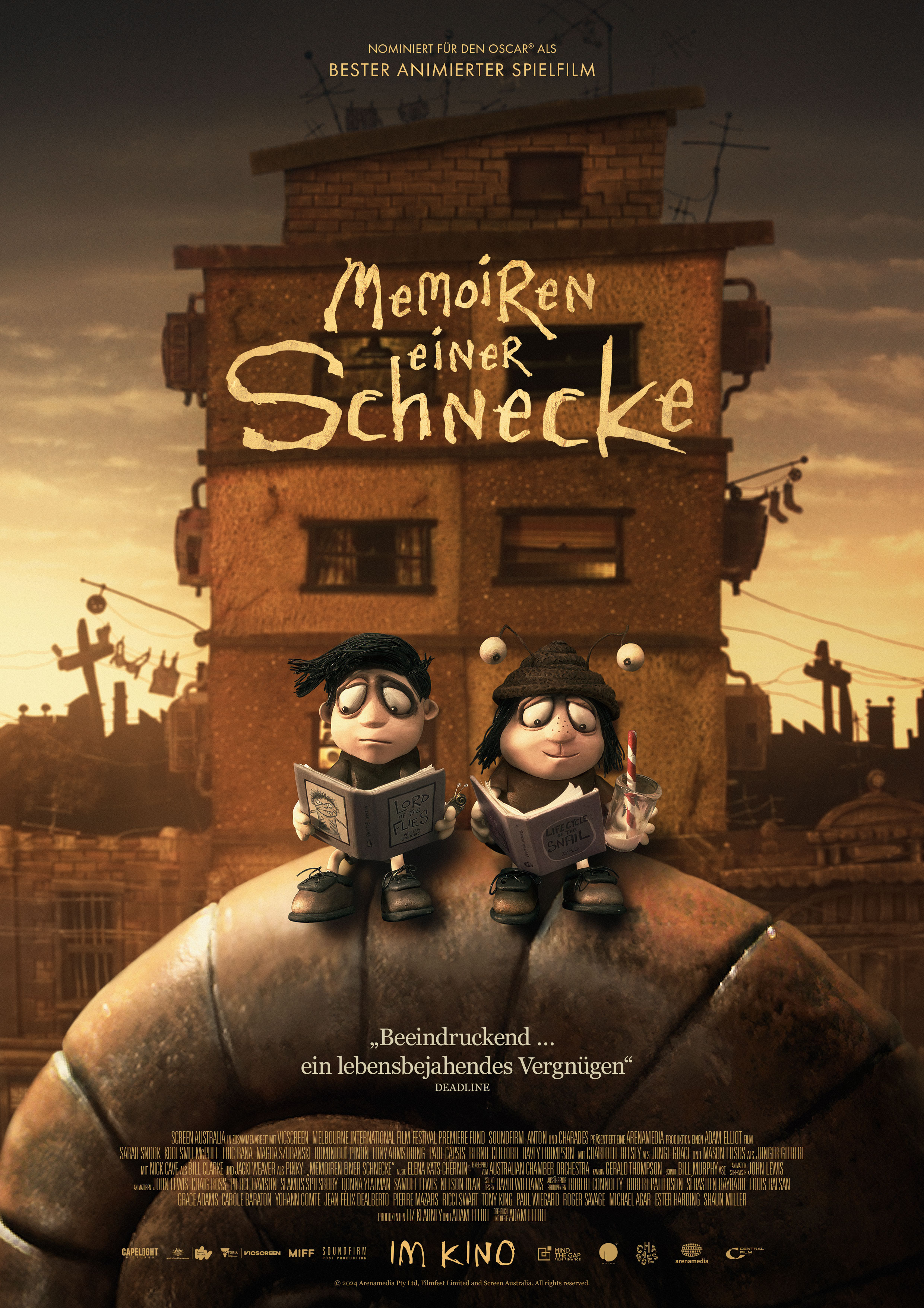 Filmplakat des Titels „MEMOIREN EINER SCHNECKE”