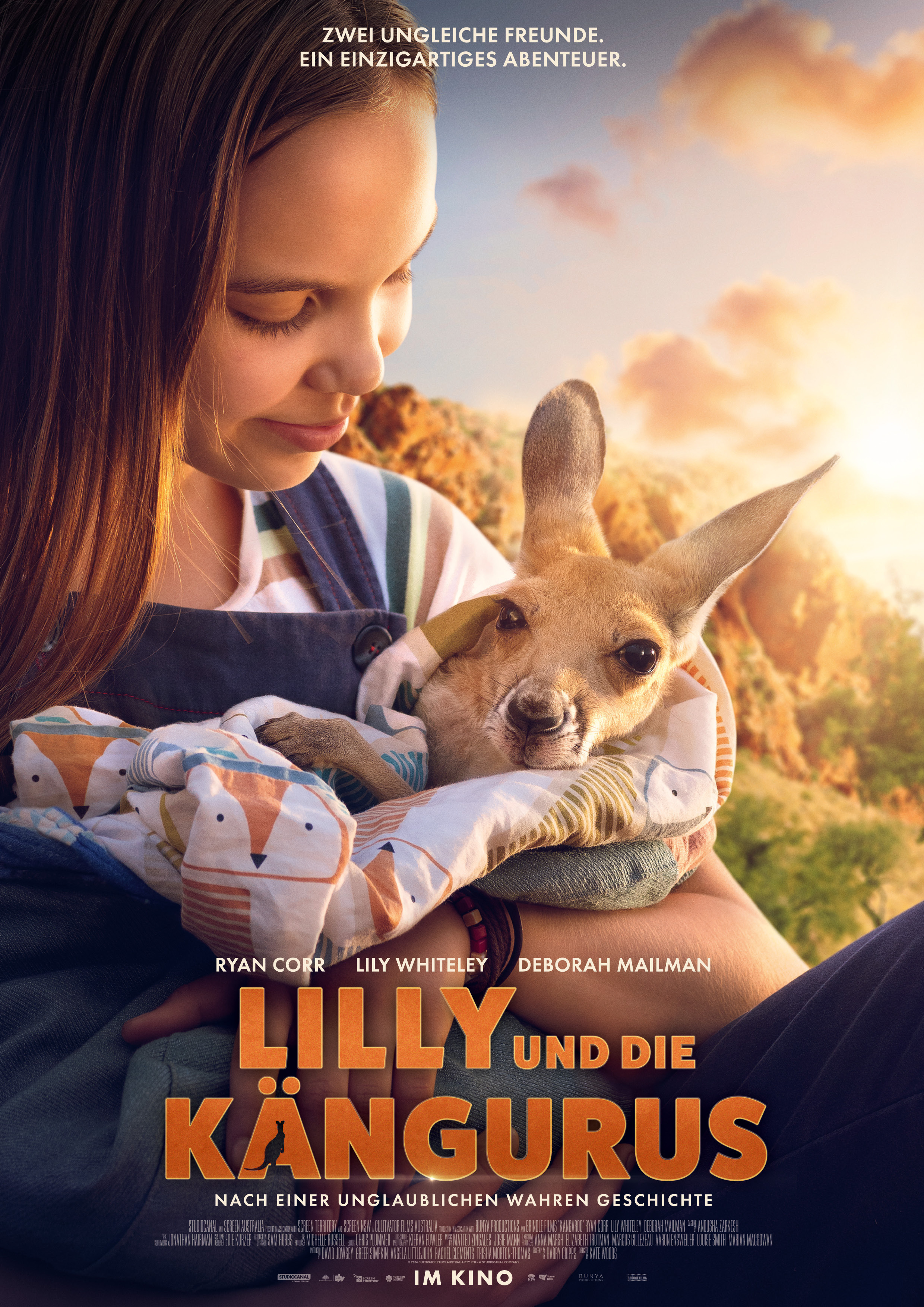 Filmplakat des Titels „LILLY UND DIE KÄNGURUS”