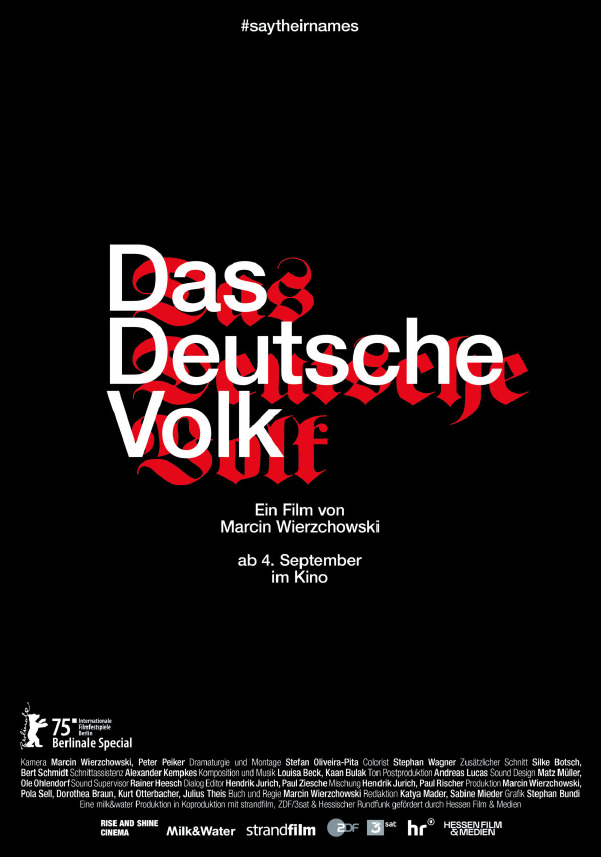 Filmplakat des Titels „DAS DEUTSCHE VOLK”