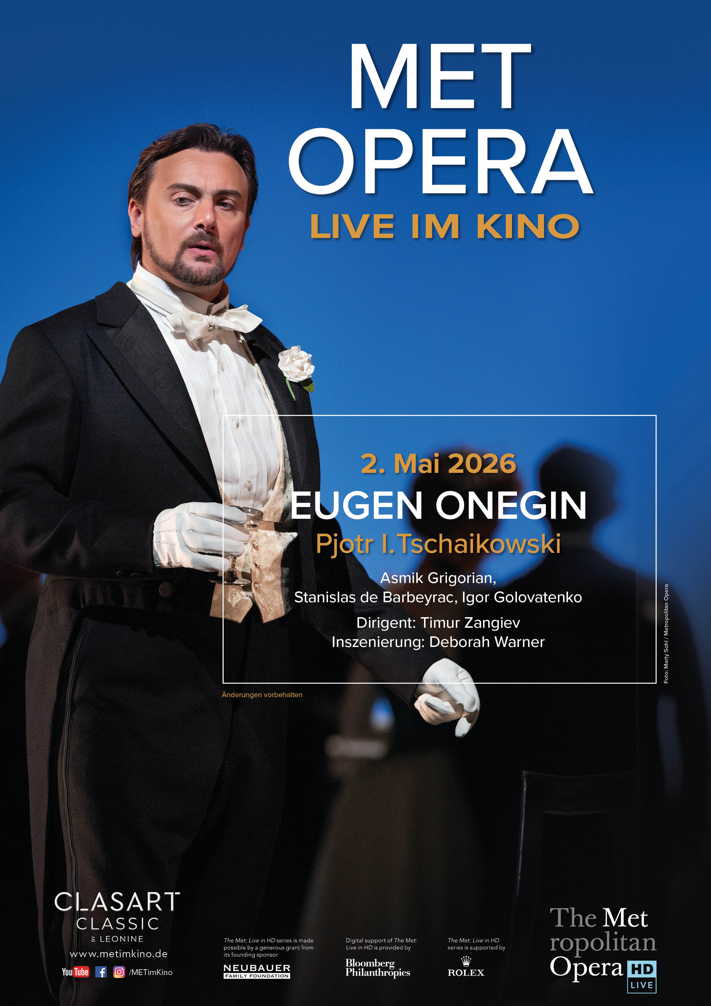 Filmplakat des Titels „EUGEN ONEGIN - TSCHAIKOWSKY (MET 2025/26)”