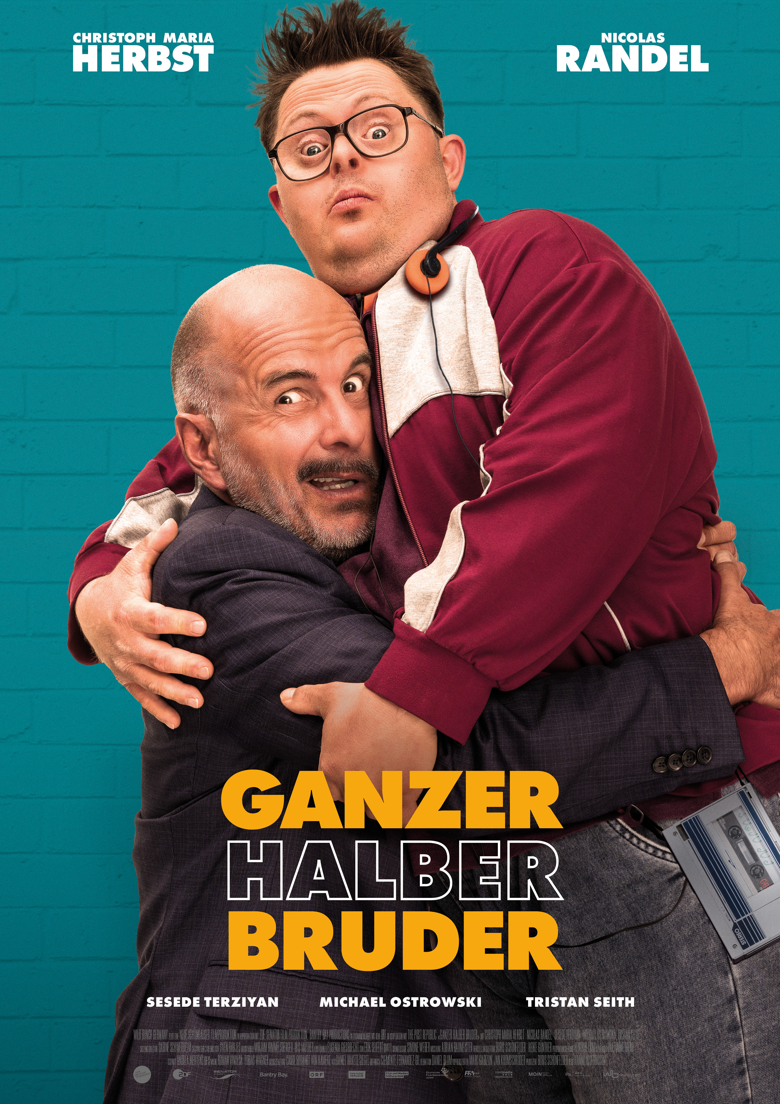 Filmplakat des Titels „GANZER HALBER BRUDER”