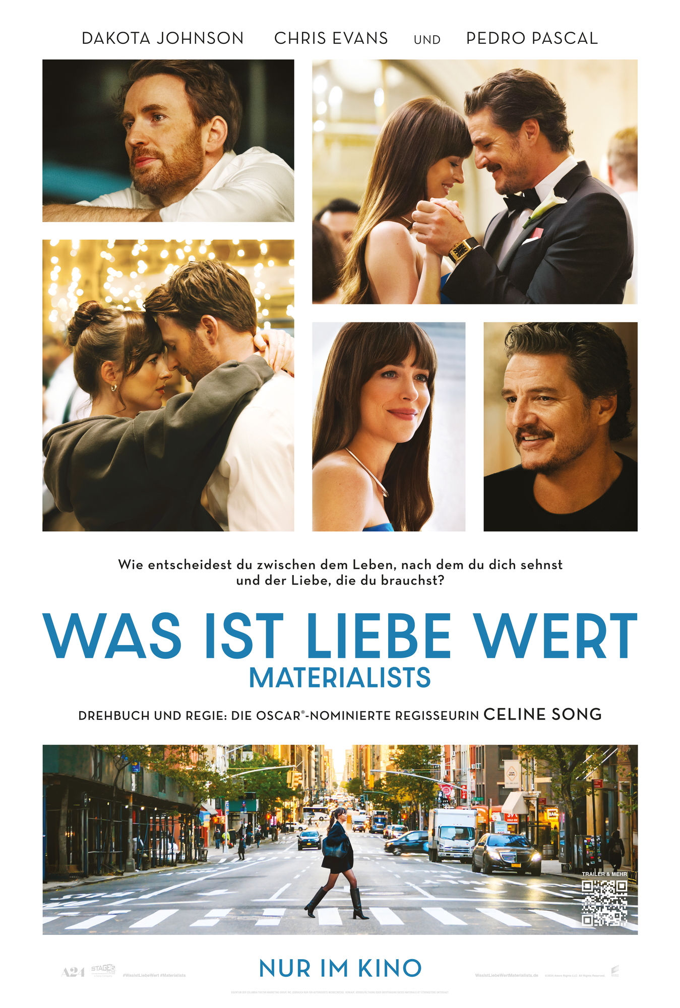 Filmplakat des Titels „WAS IST LIEBE WERT - MATERIALISTS”