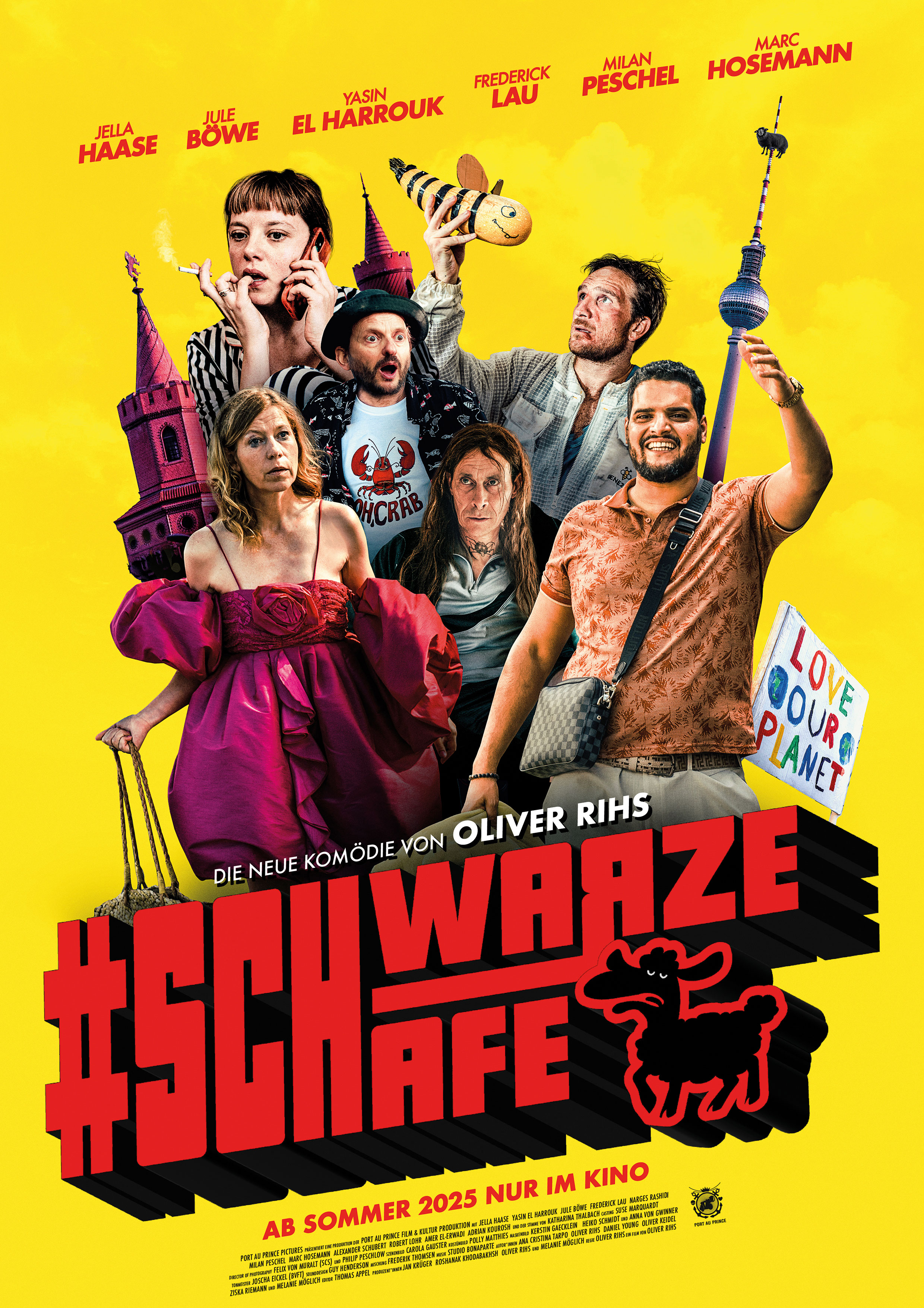 Filmplakat des Titels „#SCHWARZESCHAFE”