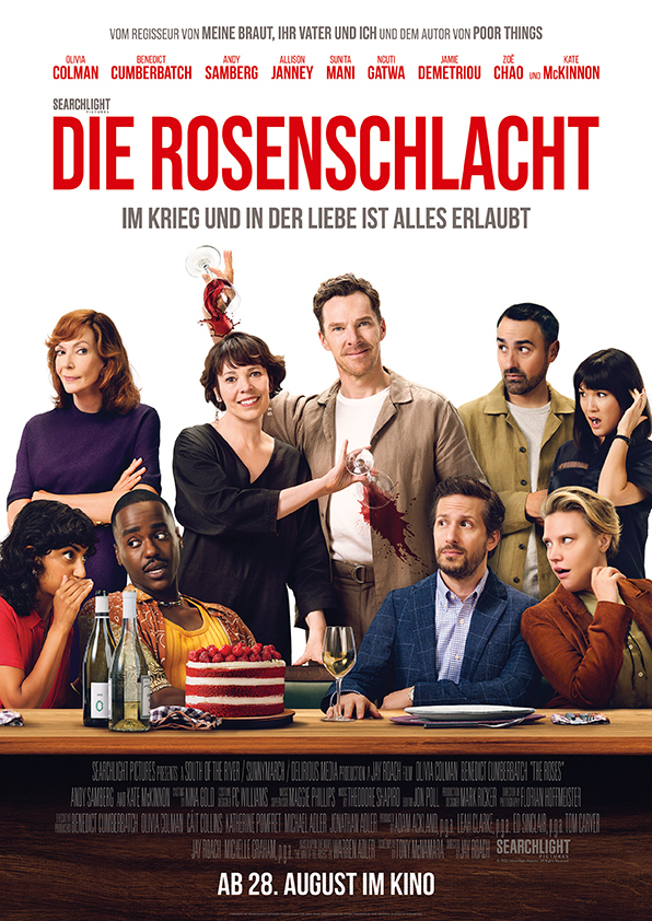 Filmplakat des Titels „DIE ROSENSCHLACHT”