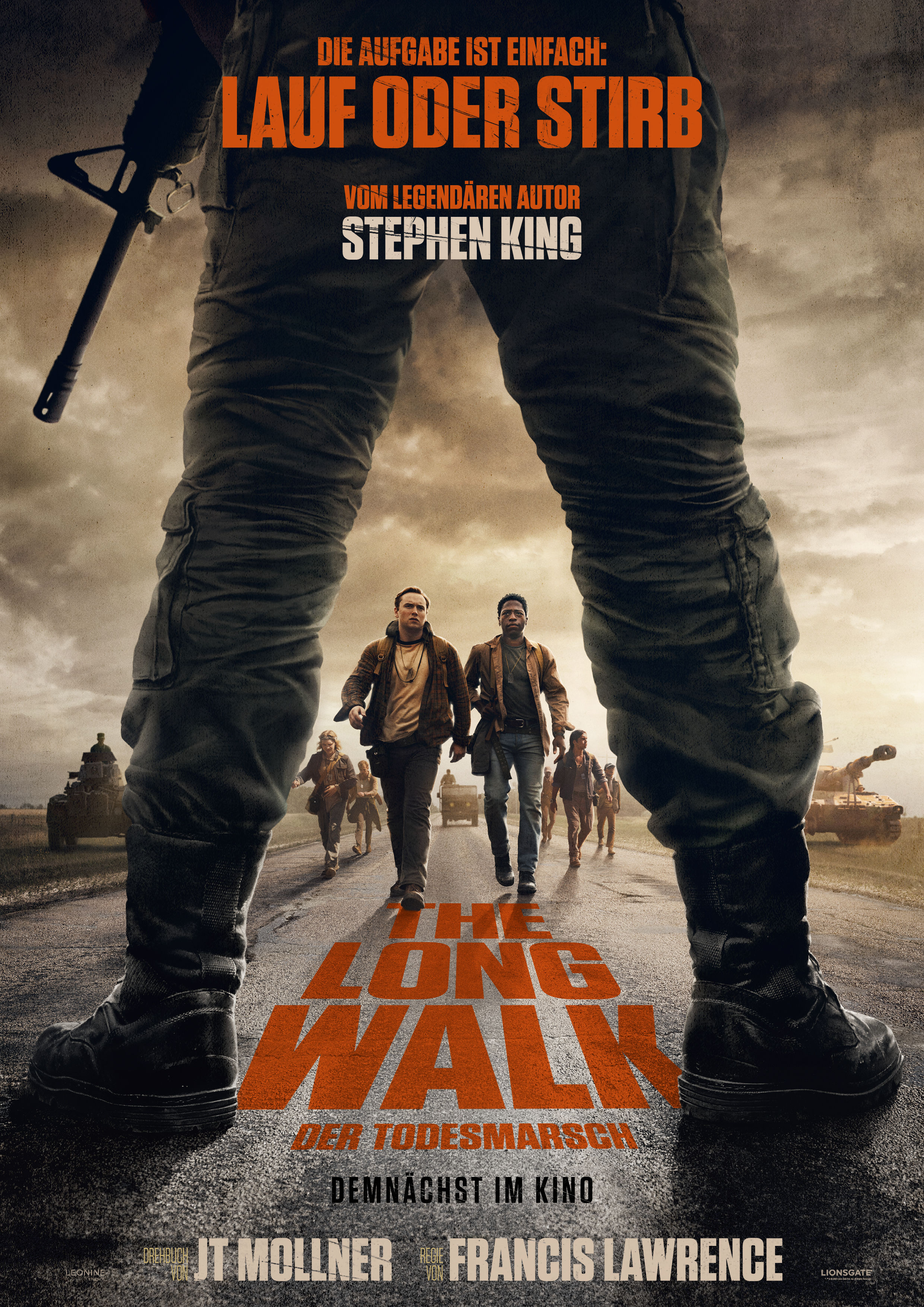 Filmplakat des Titels „THE LONG WALK - DER TODESMARSCH”
