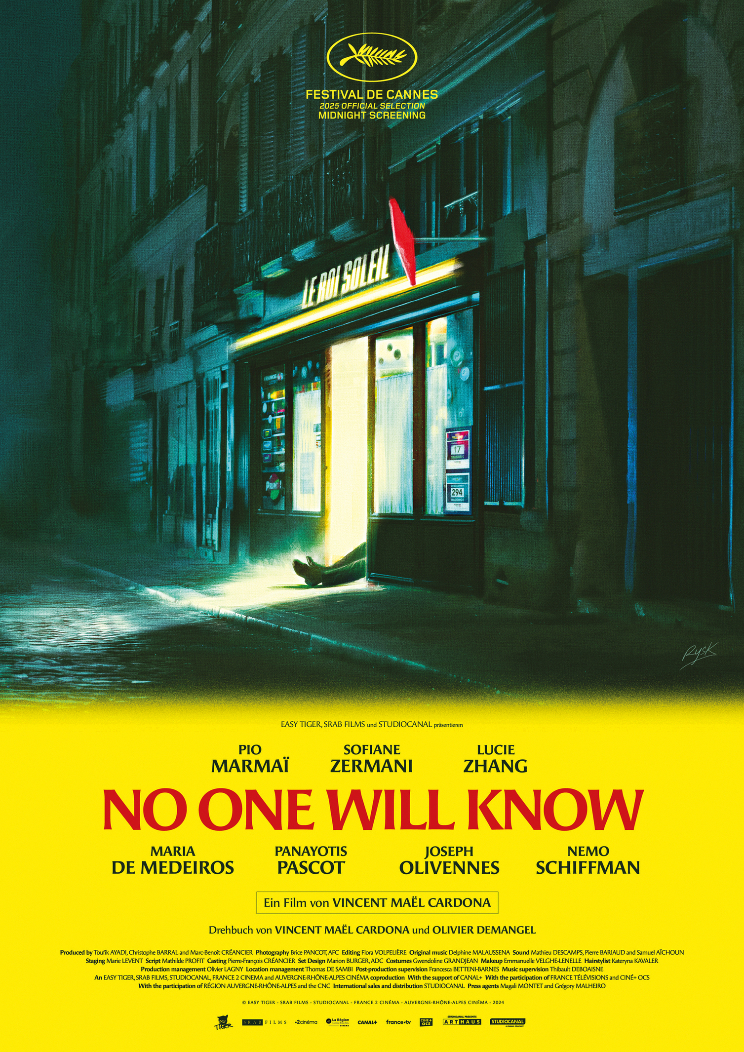 Filmplakat des Titels „NO ONE WILL KNOW”