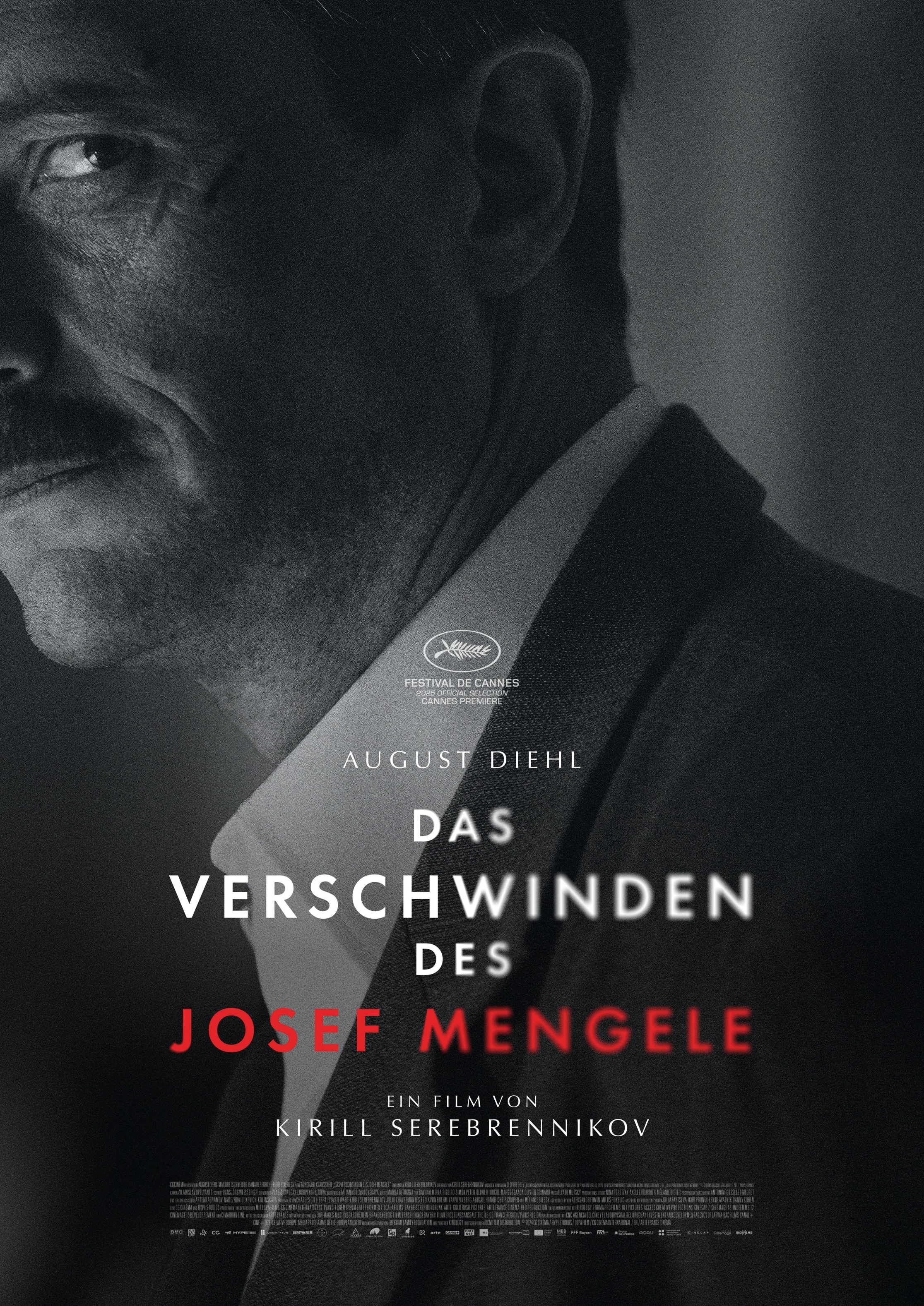 Filmplakat des Titels „DAS VERSCHWINDEN DES JOSEF MENGELE”