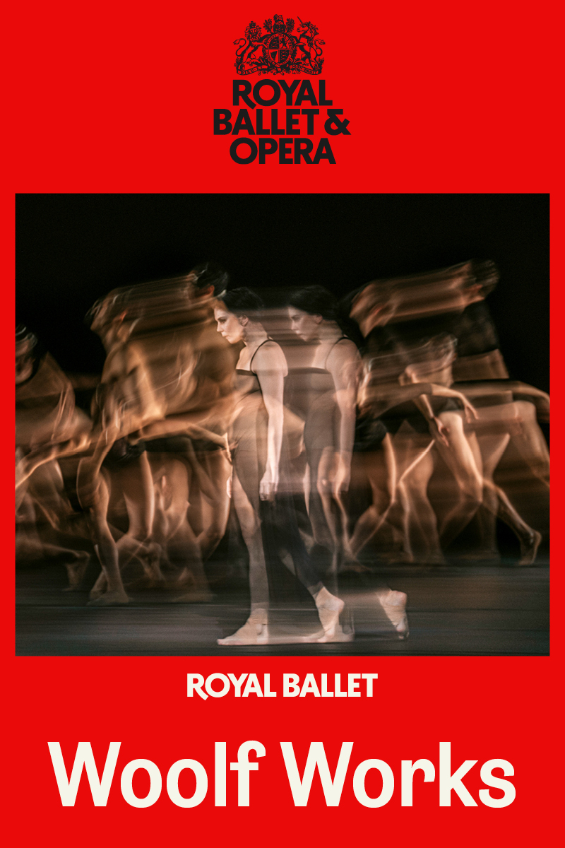 Filmplakat des Titels „WOOLF WORKS (ROYAL BALLET & OPERA 2025/26)”