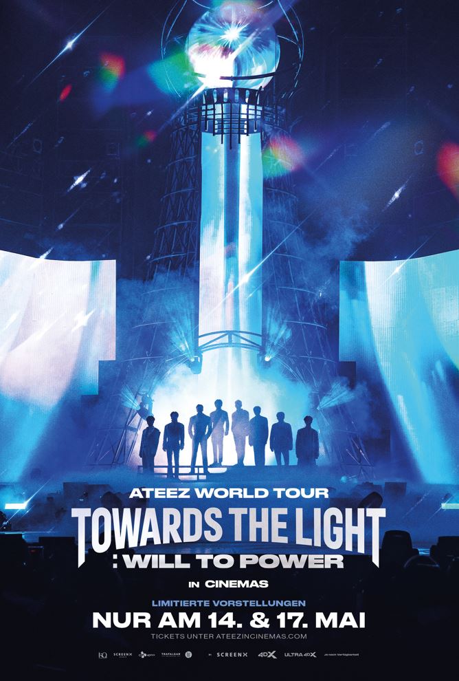 Filmplakat des Titels „ATEEZ - WORLD TOUR TOWARDS THE LIGHT: WILL TO POWER IN CINEMAS”
