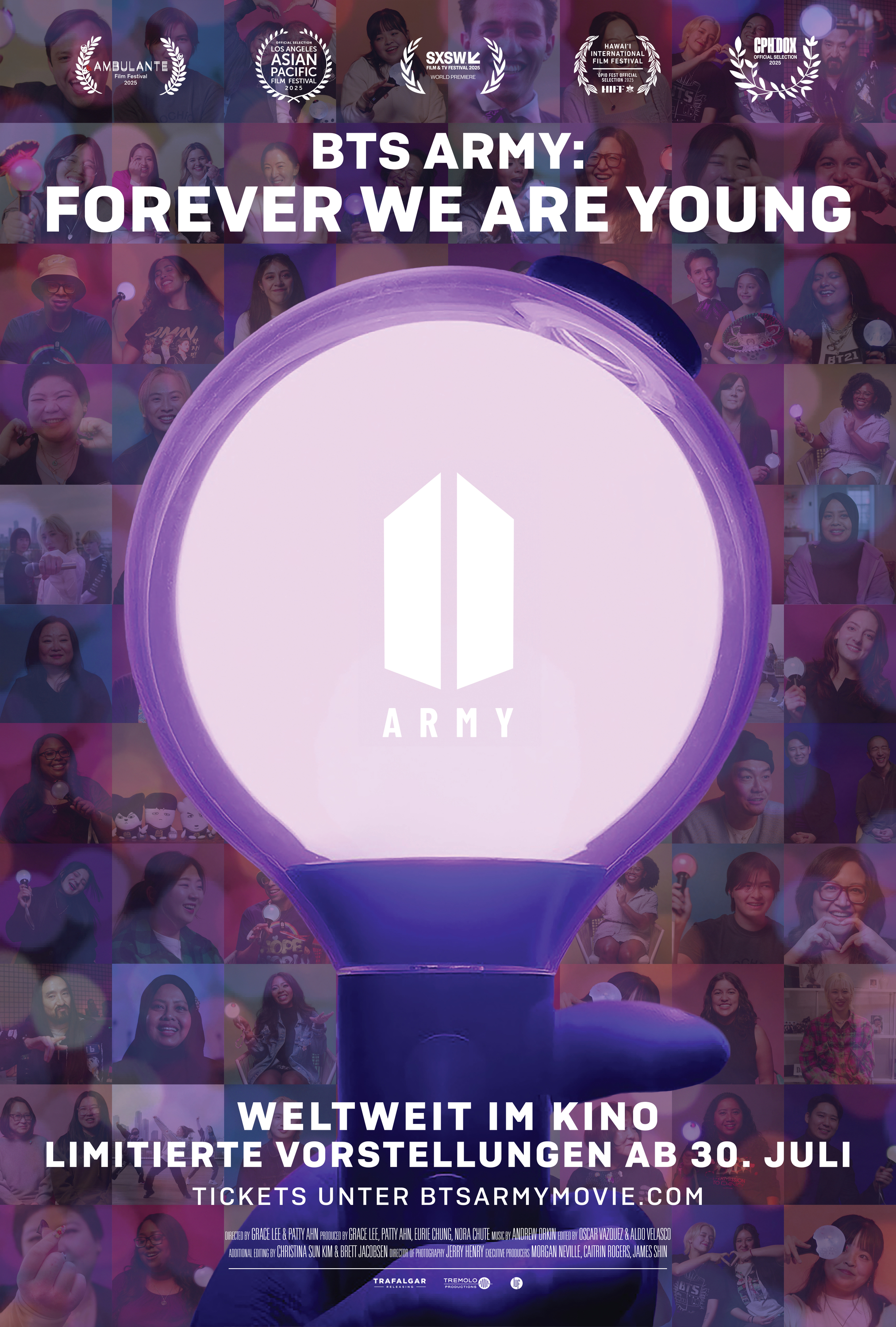 Filmplakat des Titels „BTS ARMY: FOREVER WE ARE YOUNG”