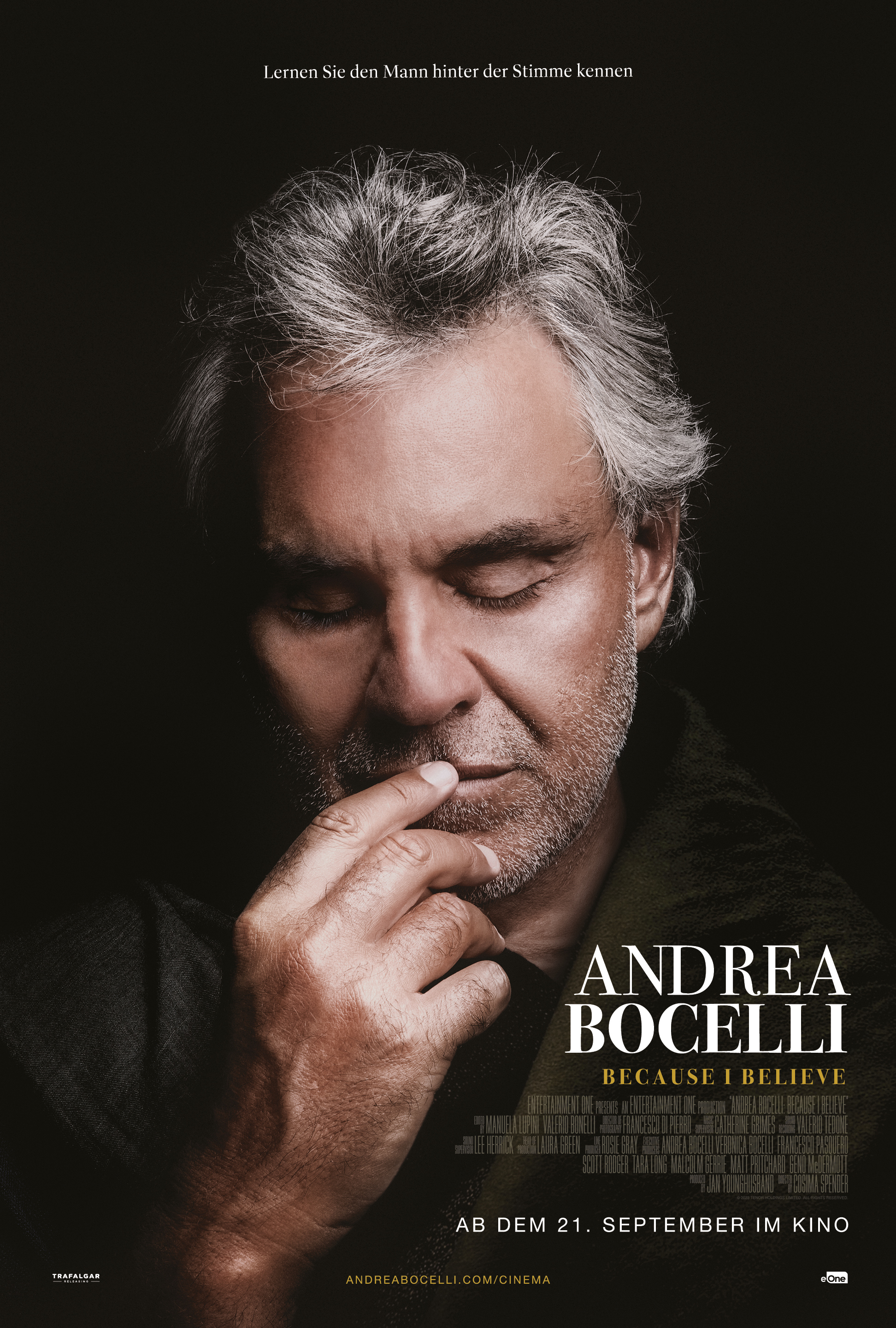 Filmplakat des Titels „ANDREA BOCELLI: BECAUSE I BELIEVE”