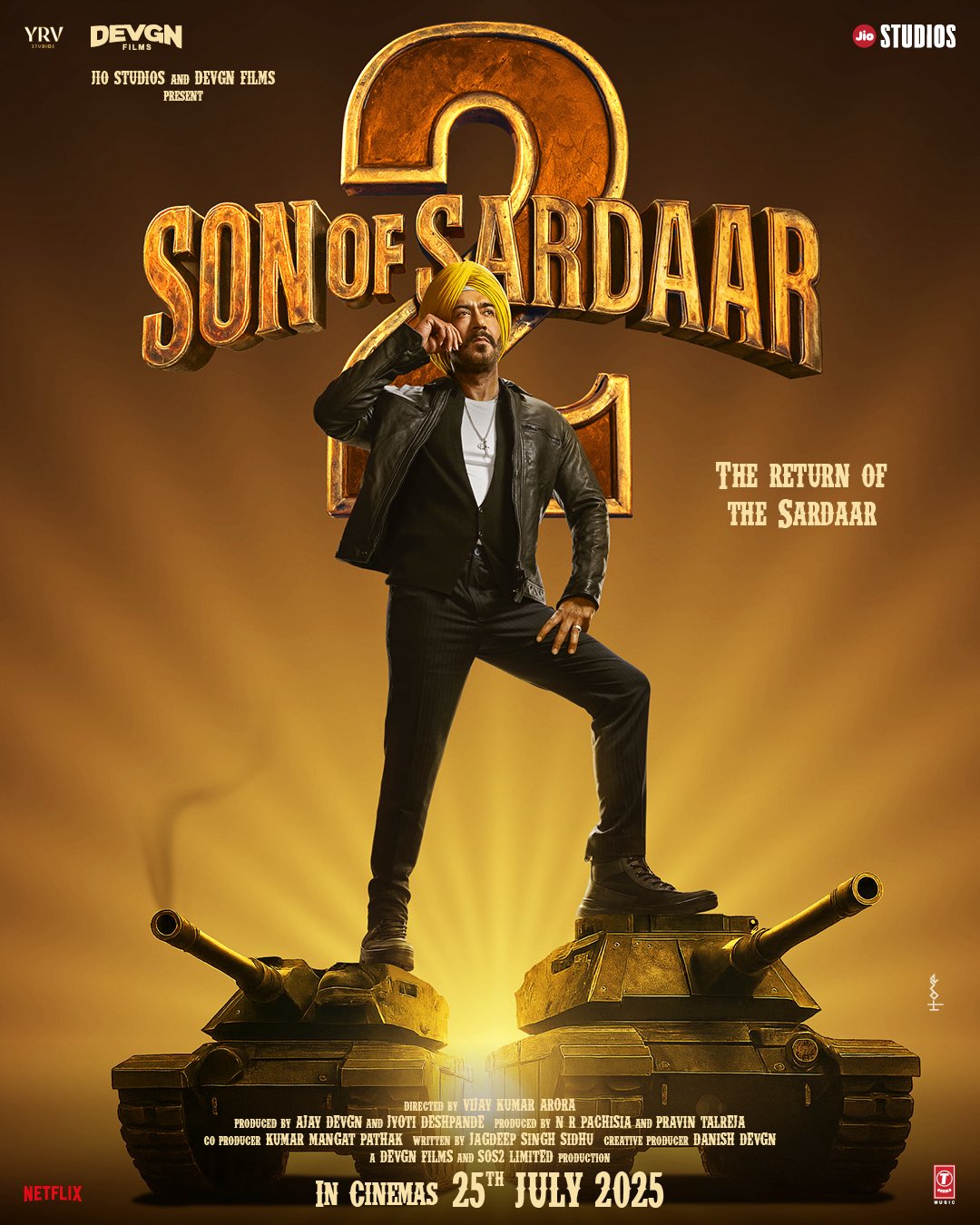 Filmplakat des Titels „SON OF SARDAAR 2”