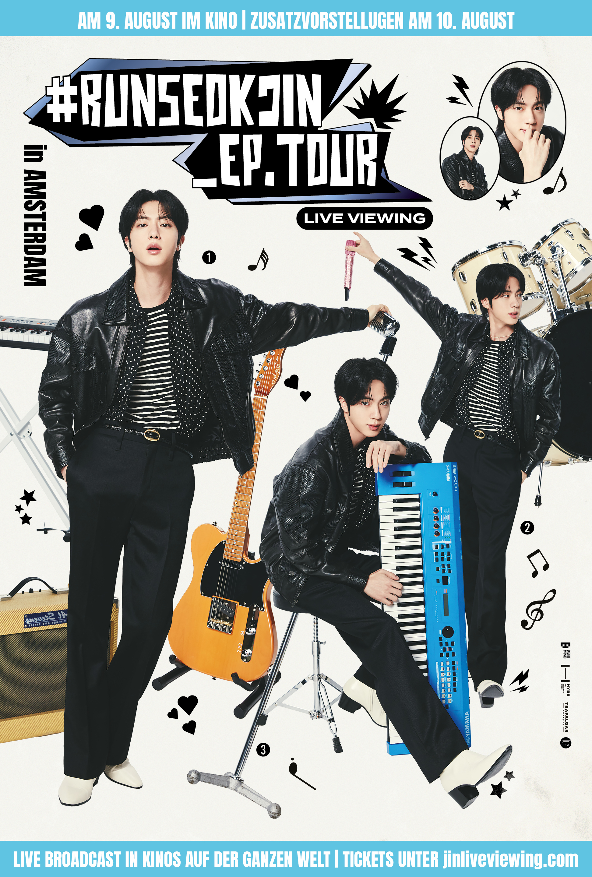 Filmplakat des Titels „JIN - #RUNSEOKJIN_EP.TOUR IN AMSTERDAM: LIVE VIEWING”