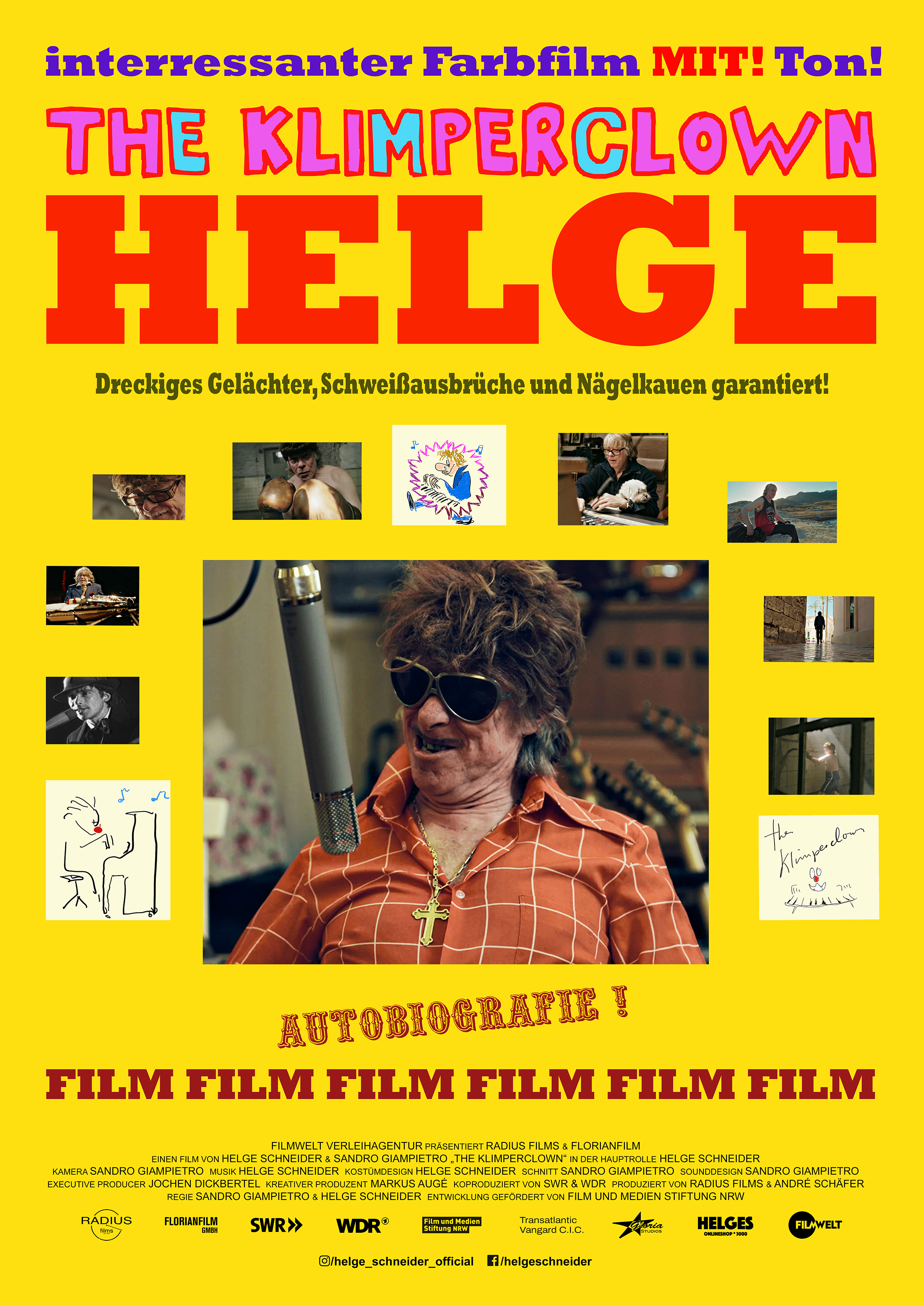 Filmplakat des Titels „DER KLIMPERCLOWN”