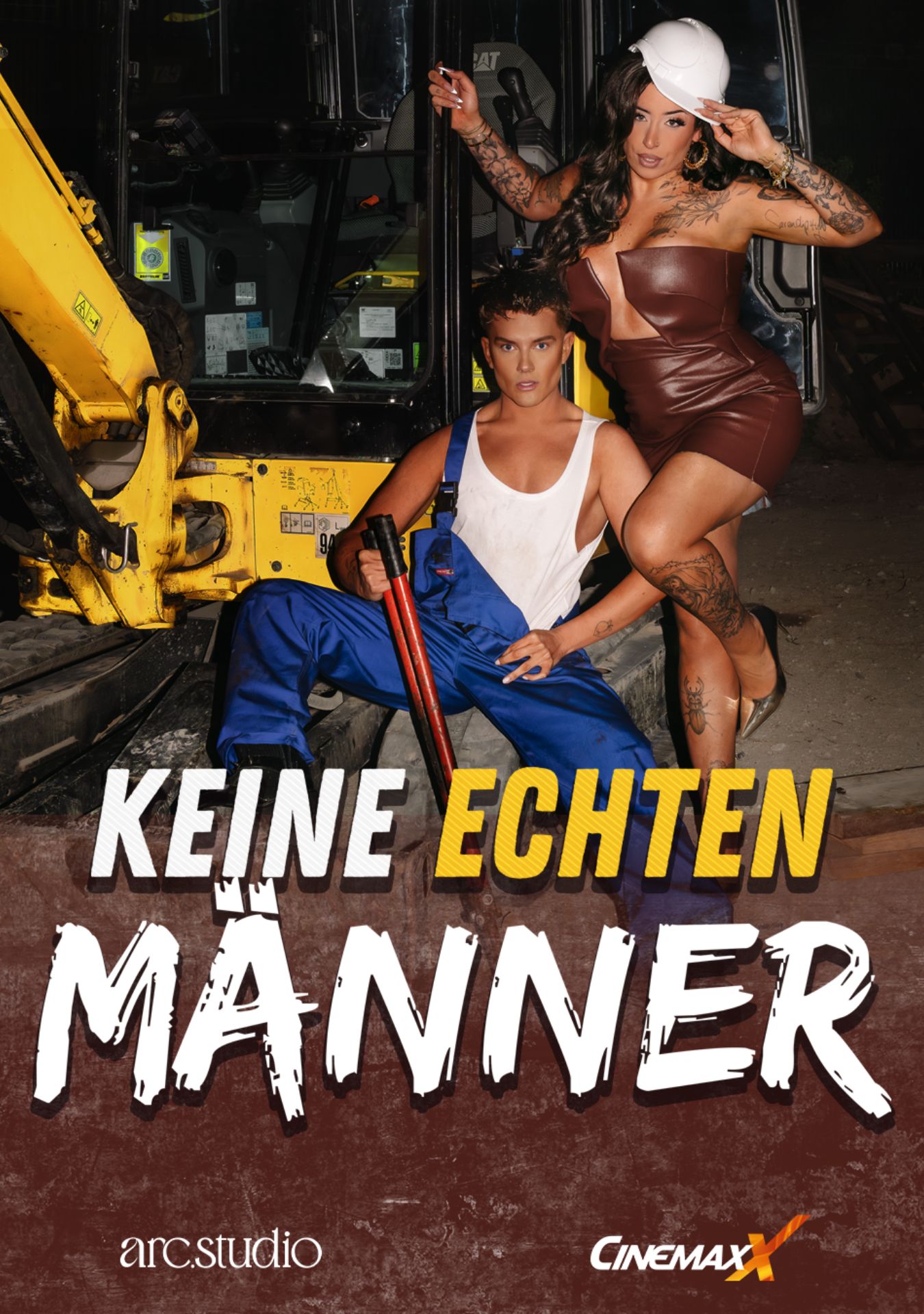 Filmplakat des Titels „KEINE ECHTEN MÄNNER – LIVE & UNZENSIERT”