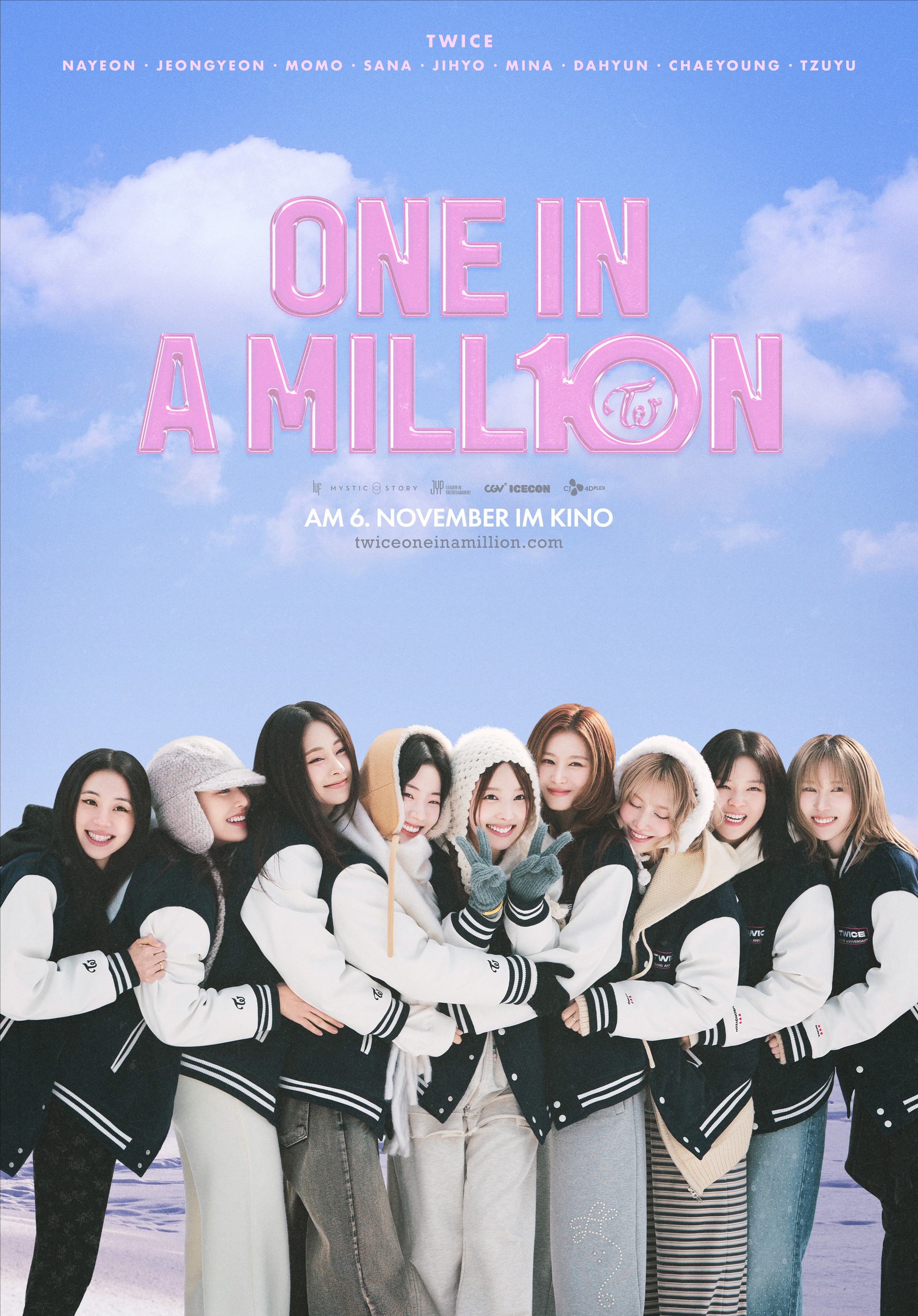 Filmplakat des Titels „TWICE: ONE IN A MILLION”