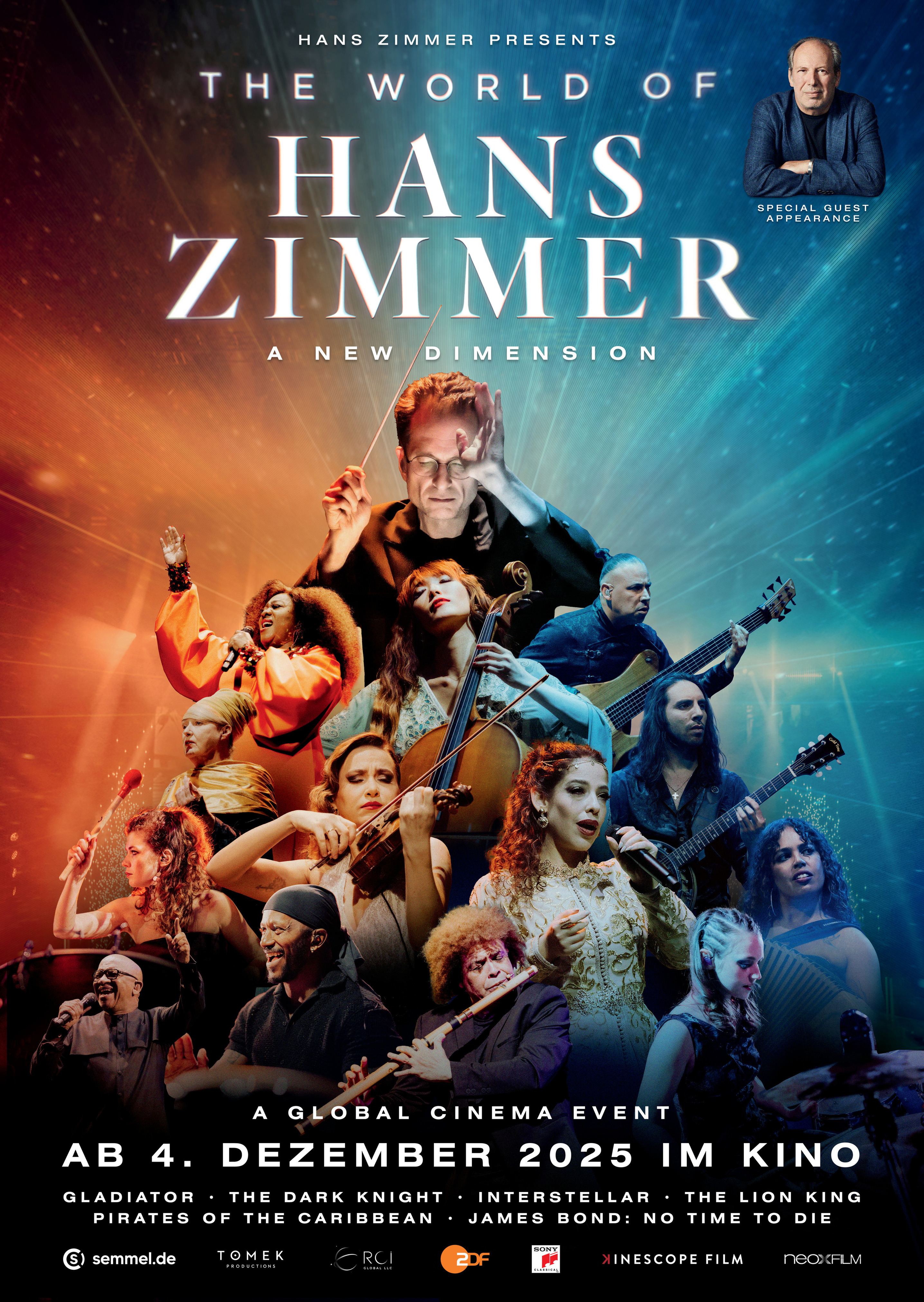 Filmplakat des Titels „THE WORLD OF HANS ZIMMER”