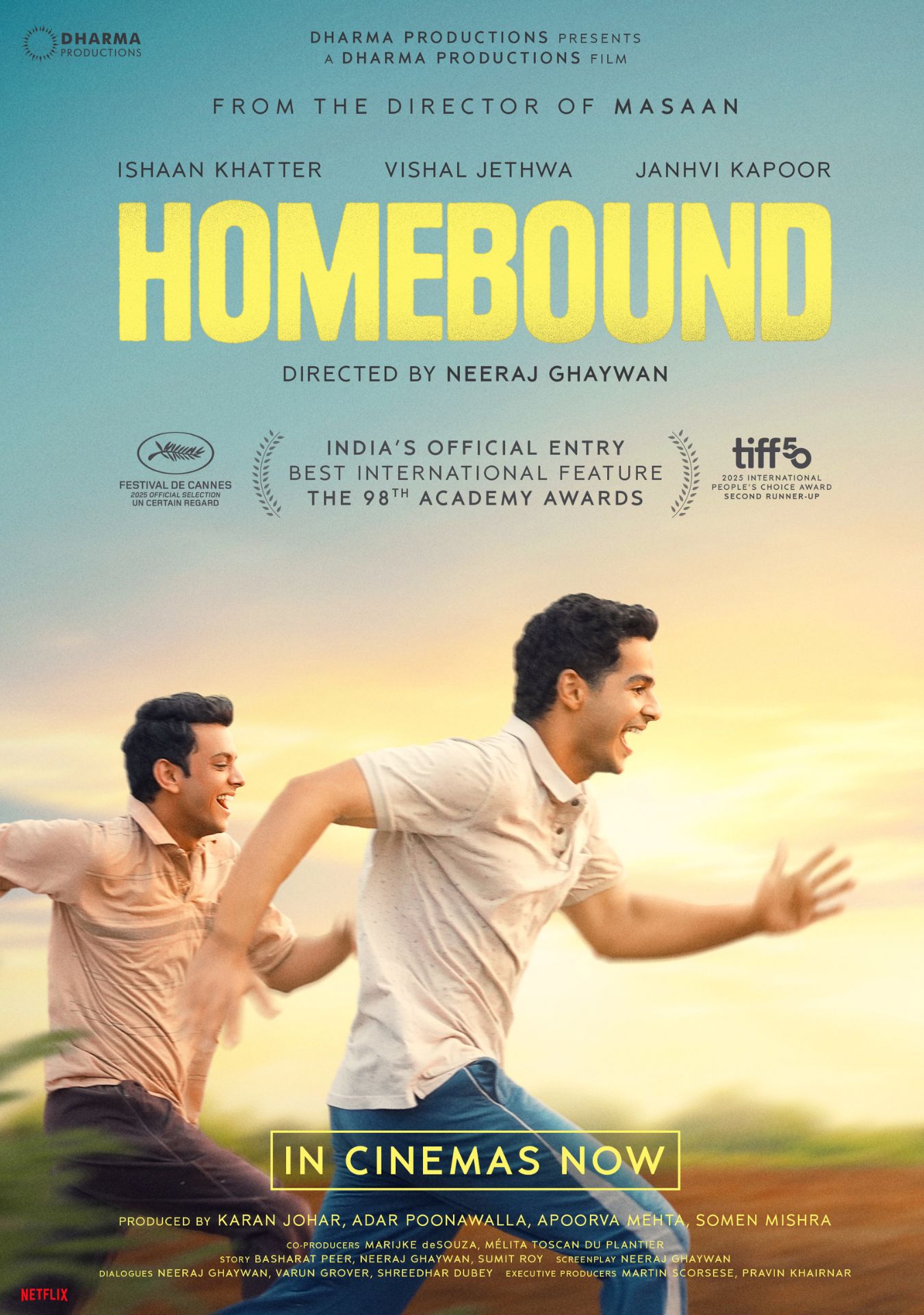 Filmplakat des Titels „HOMEBOUND ”