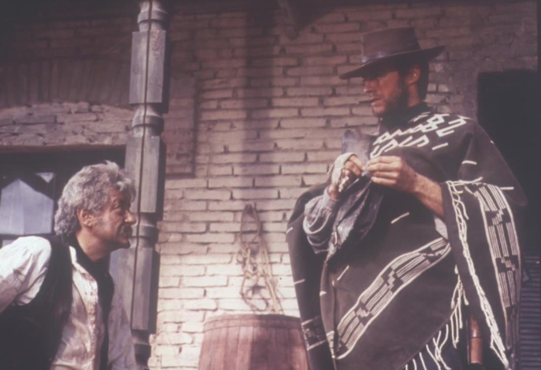 Szene aus dem Film „FÜR EINE HANDVOLL DOLLAR”