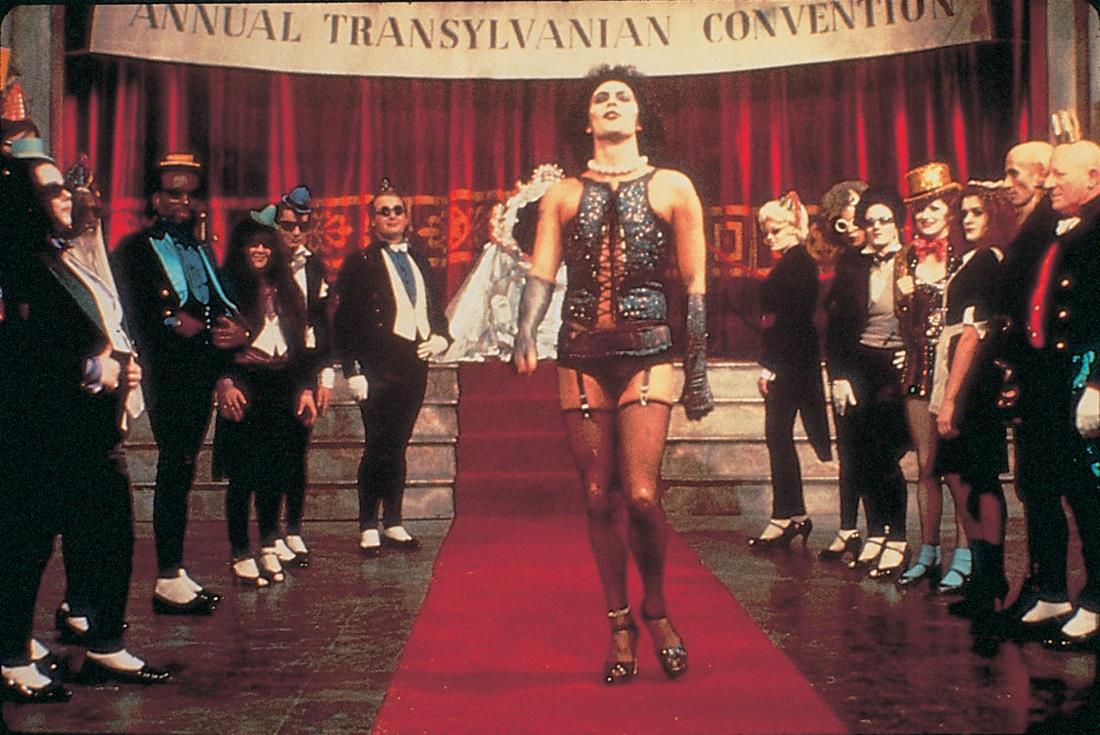 Szene aus dem Film „THE ROCKY HORROR PICTURE SHOW”