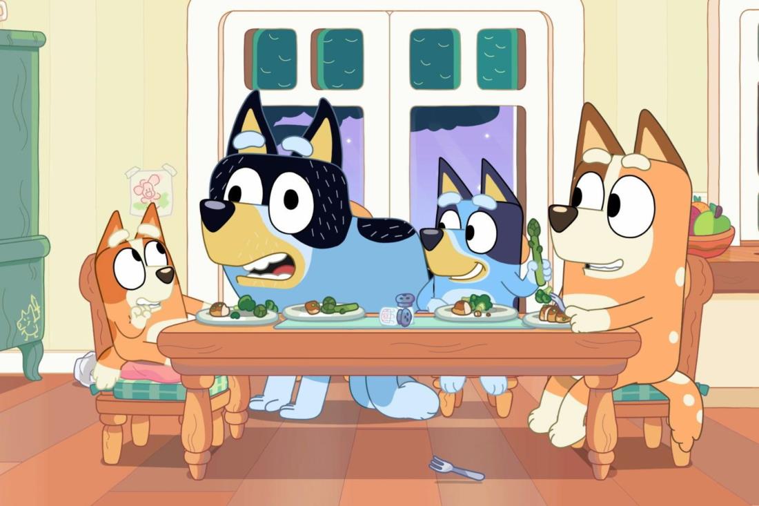 Szene aus dem Film „BLUEY IM KINO: KÜCHENSPAß-KOLLEKTION”
